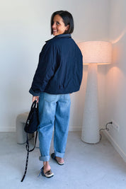 Talia jas blauw