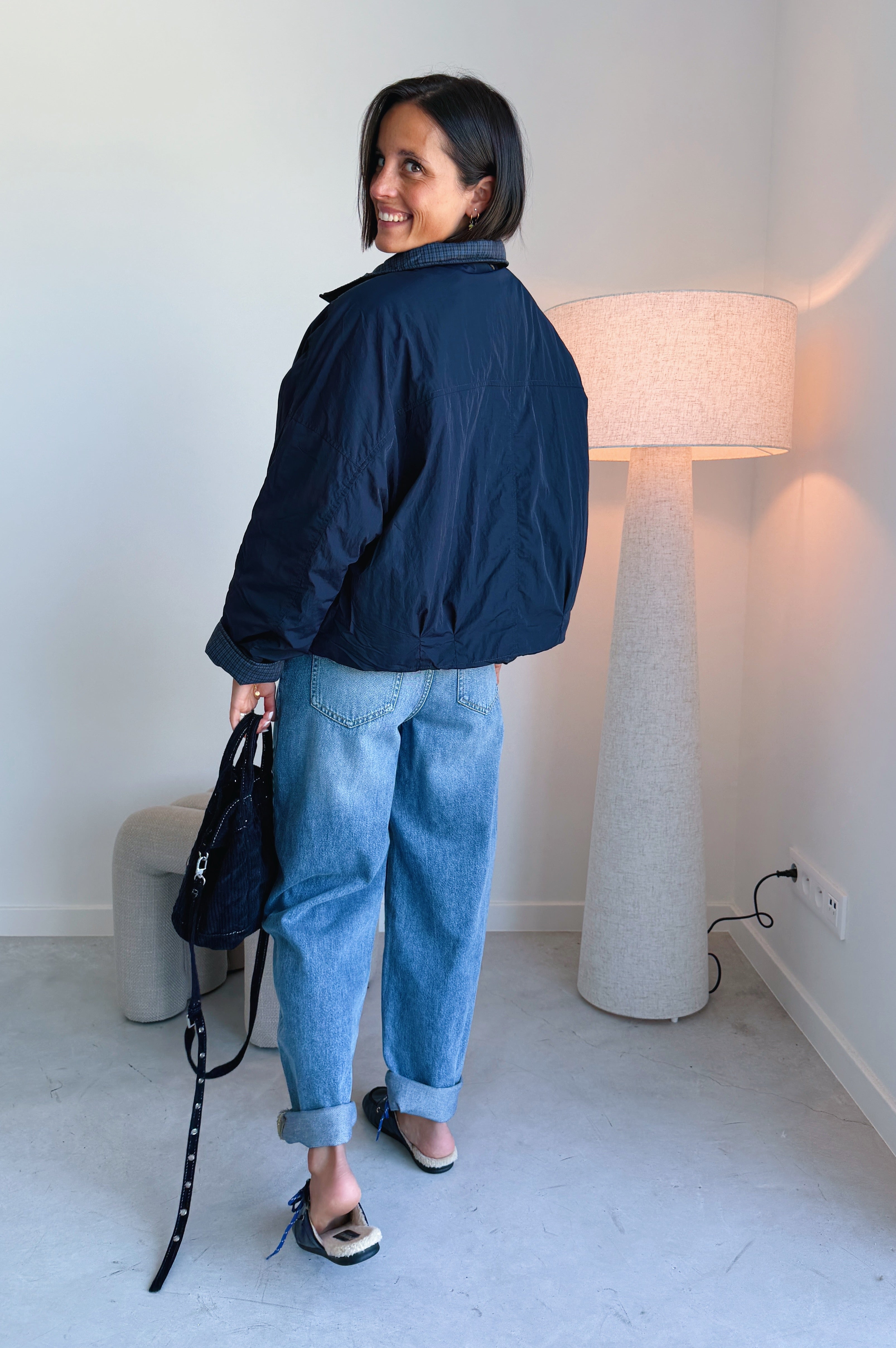 Talia jas blauw