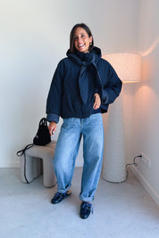 Talia jas blauw