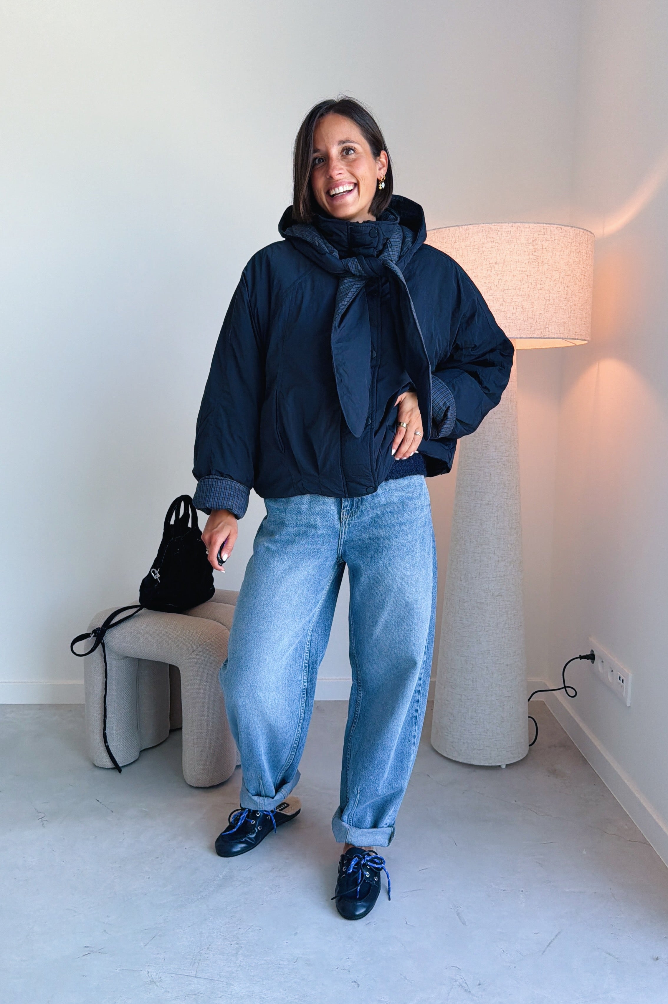 Talia jas blauw