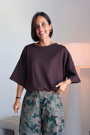 Chloe t-shirt chocolade