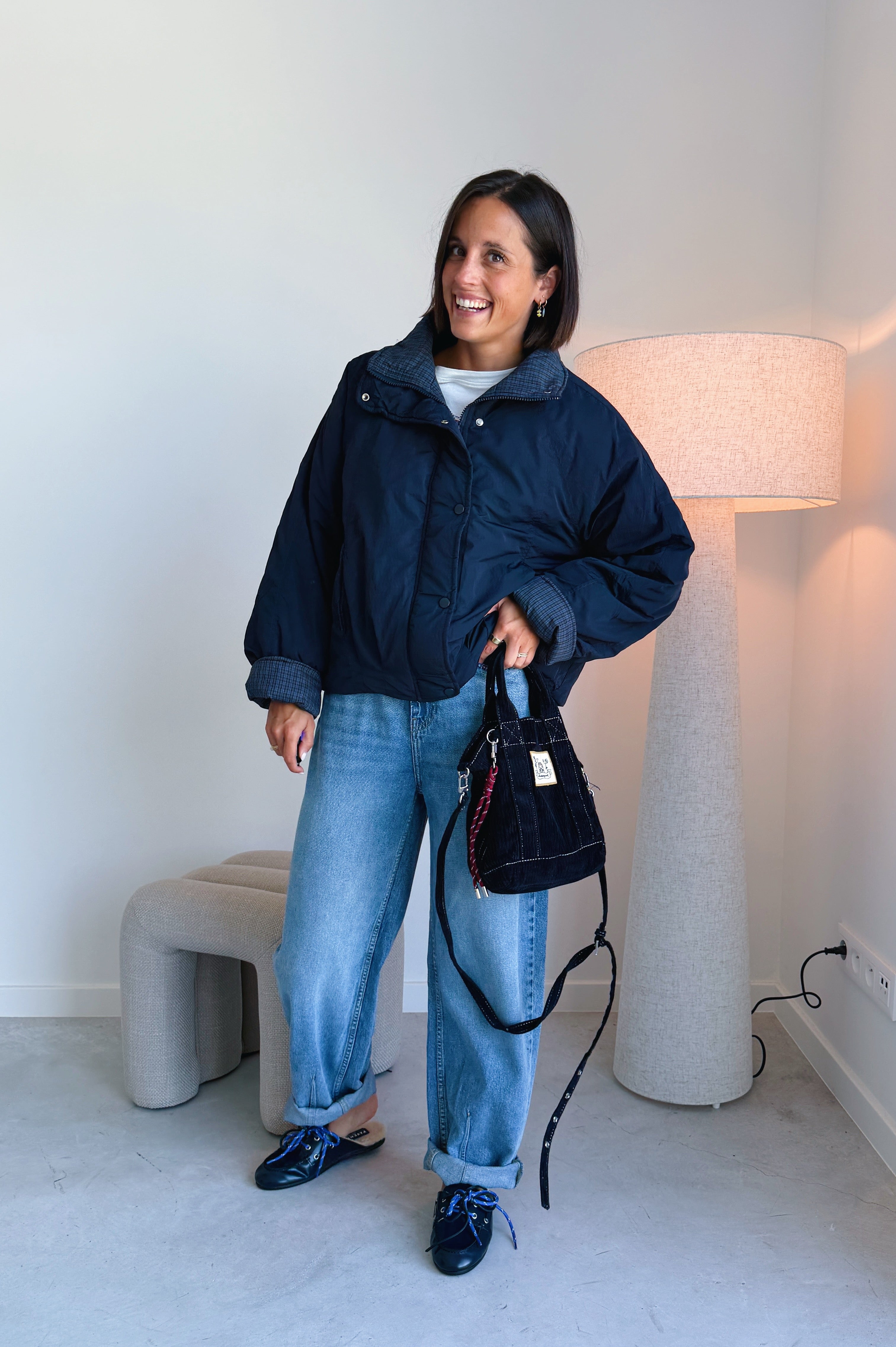 Talia jas blauw