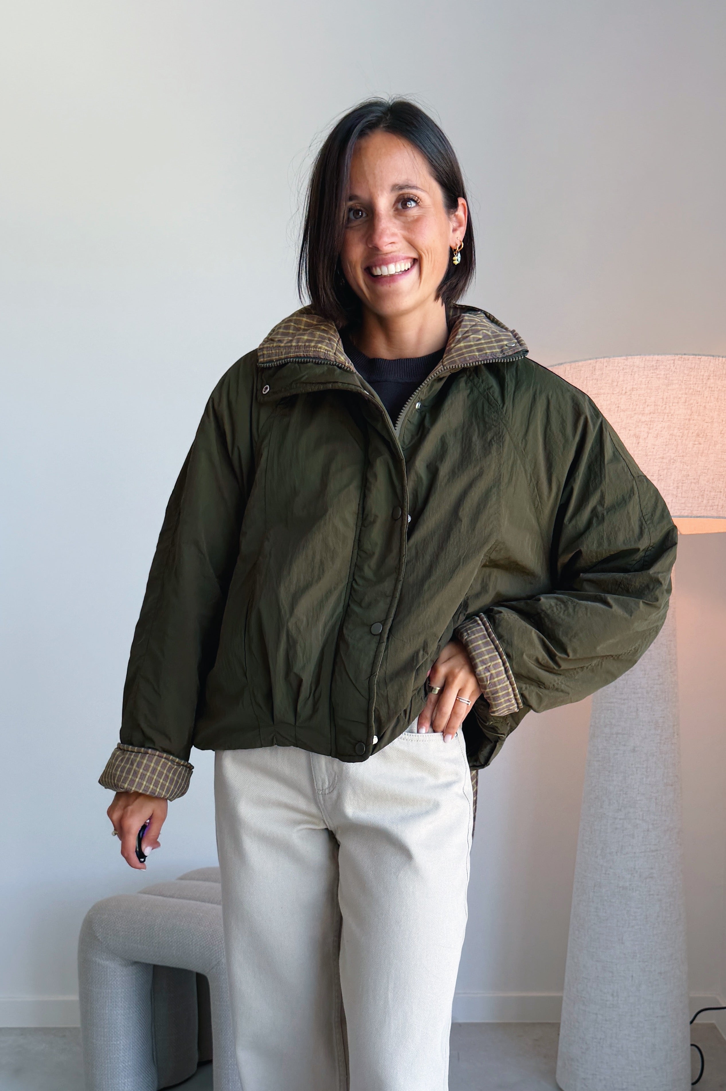 Talia jas khaki