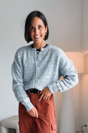 Yara gilet grijs