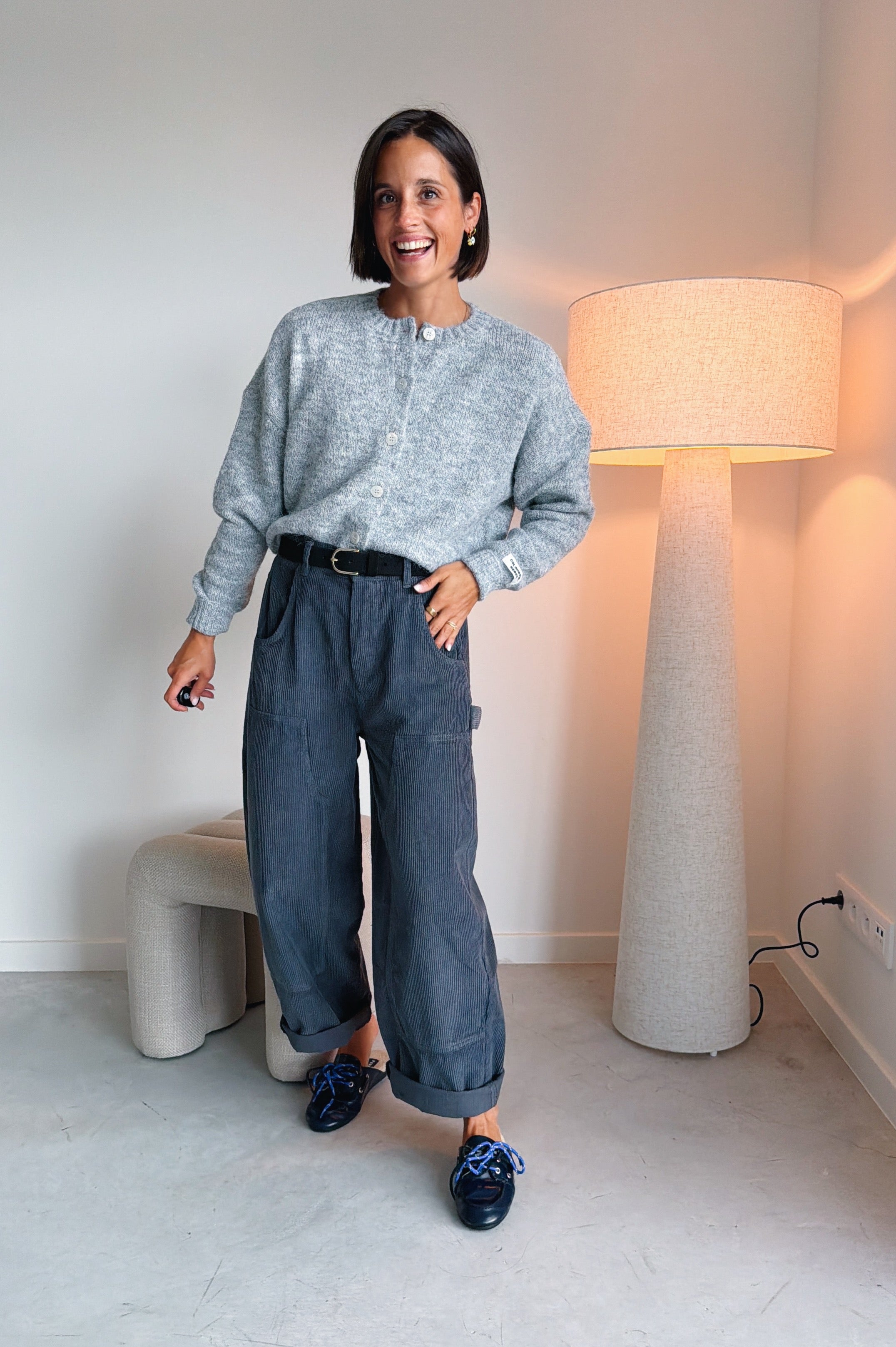 Nora broek grijs