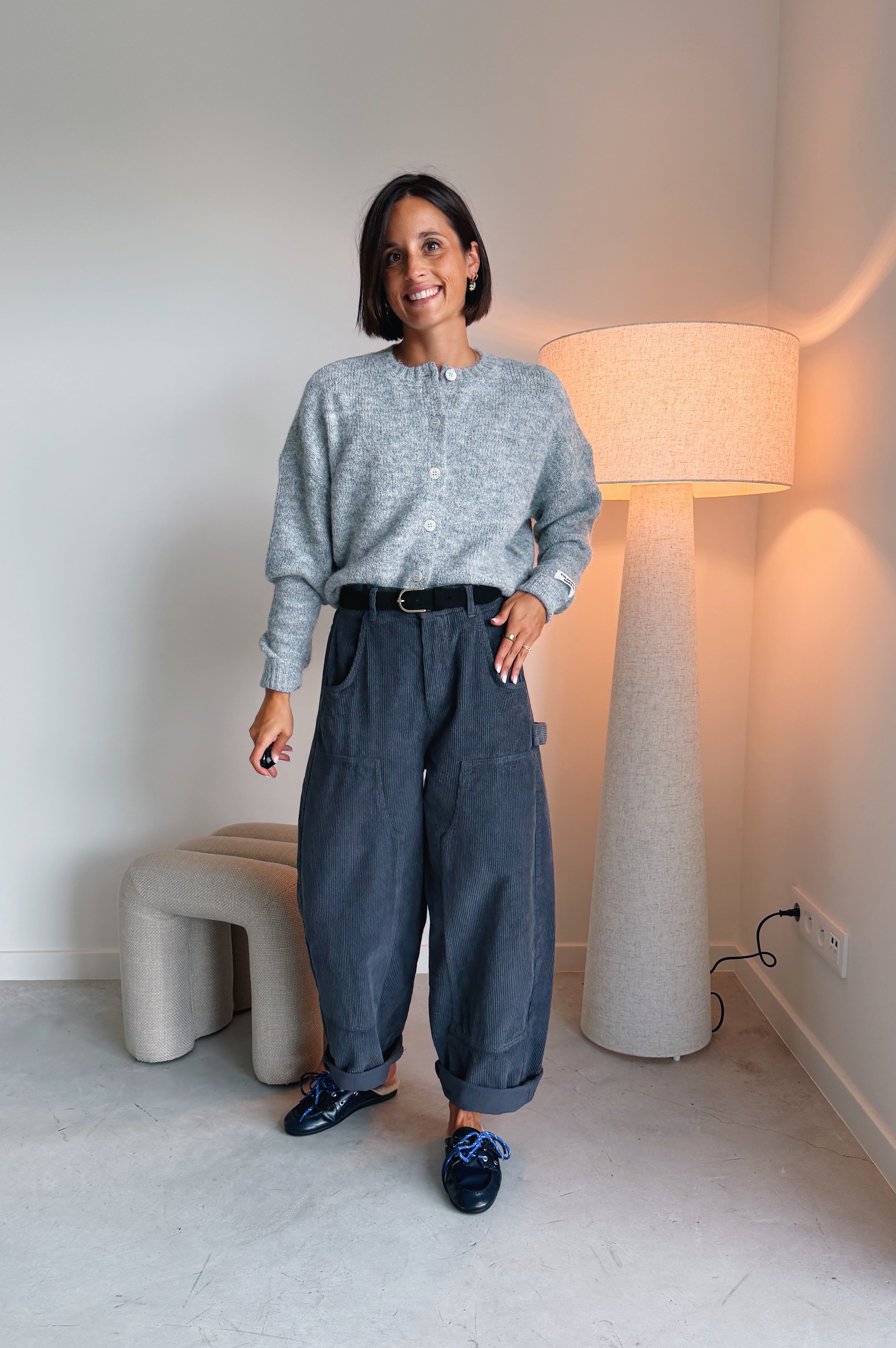 Nora broek grijs