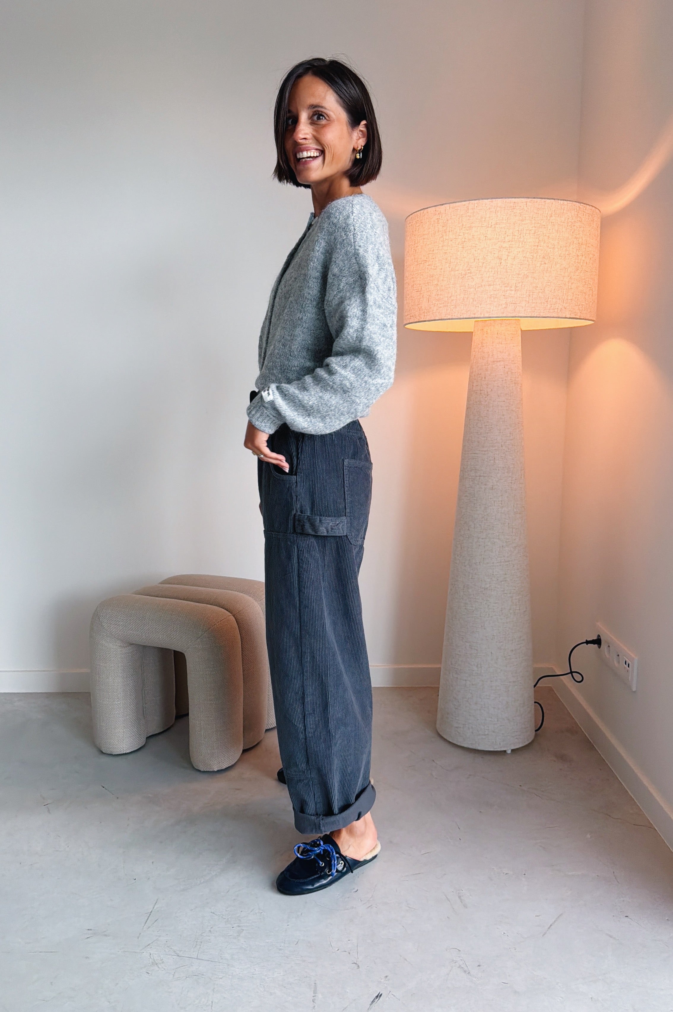 Nora broek grijs