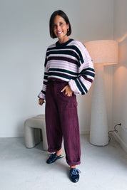 Nora broek bordeaux