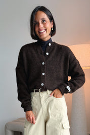 Yara gilet bruin