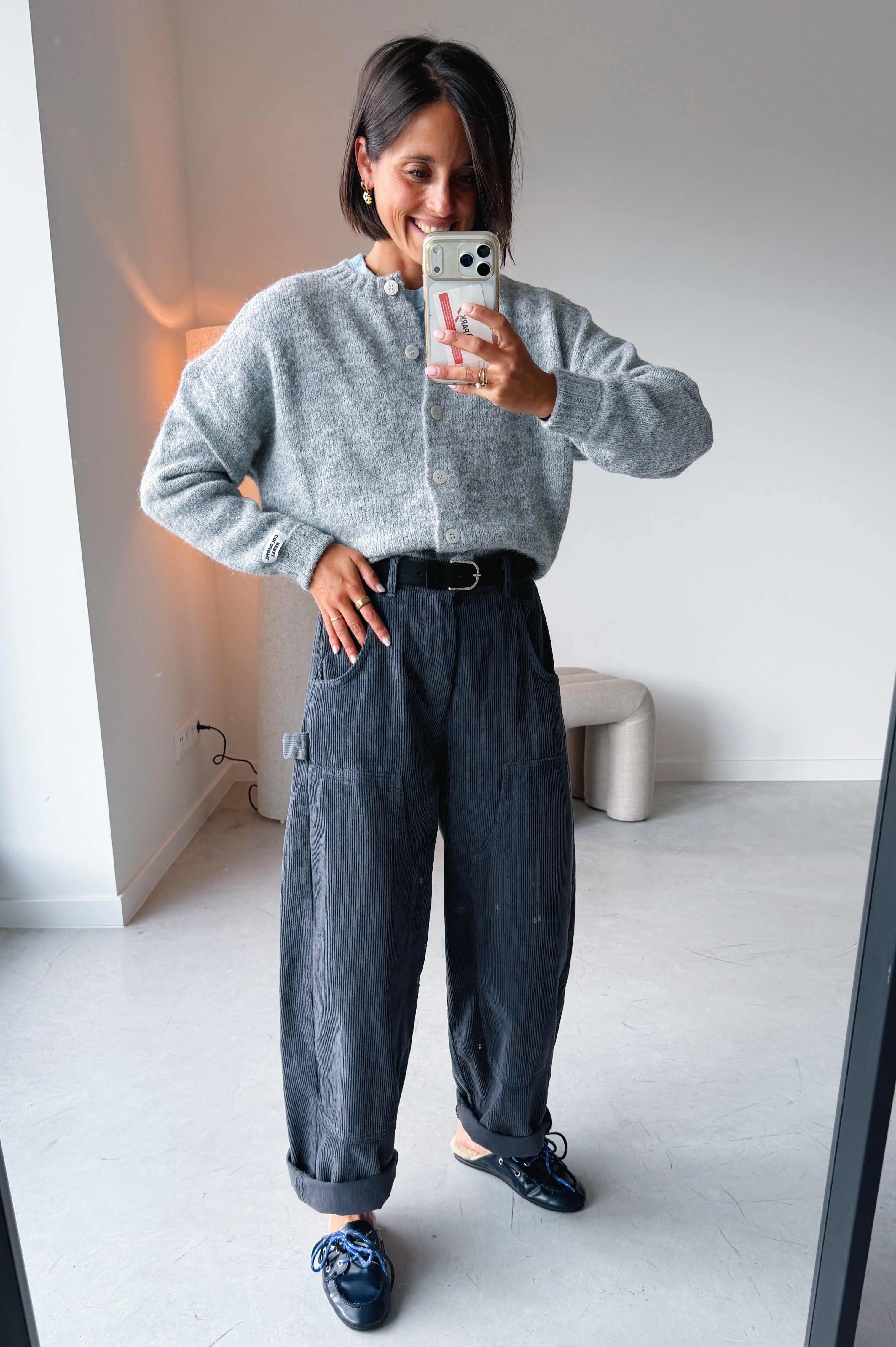 Nora broek grijs