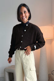Yara gilet bruin