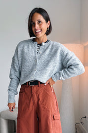 Yara gilet grijs