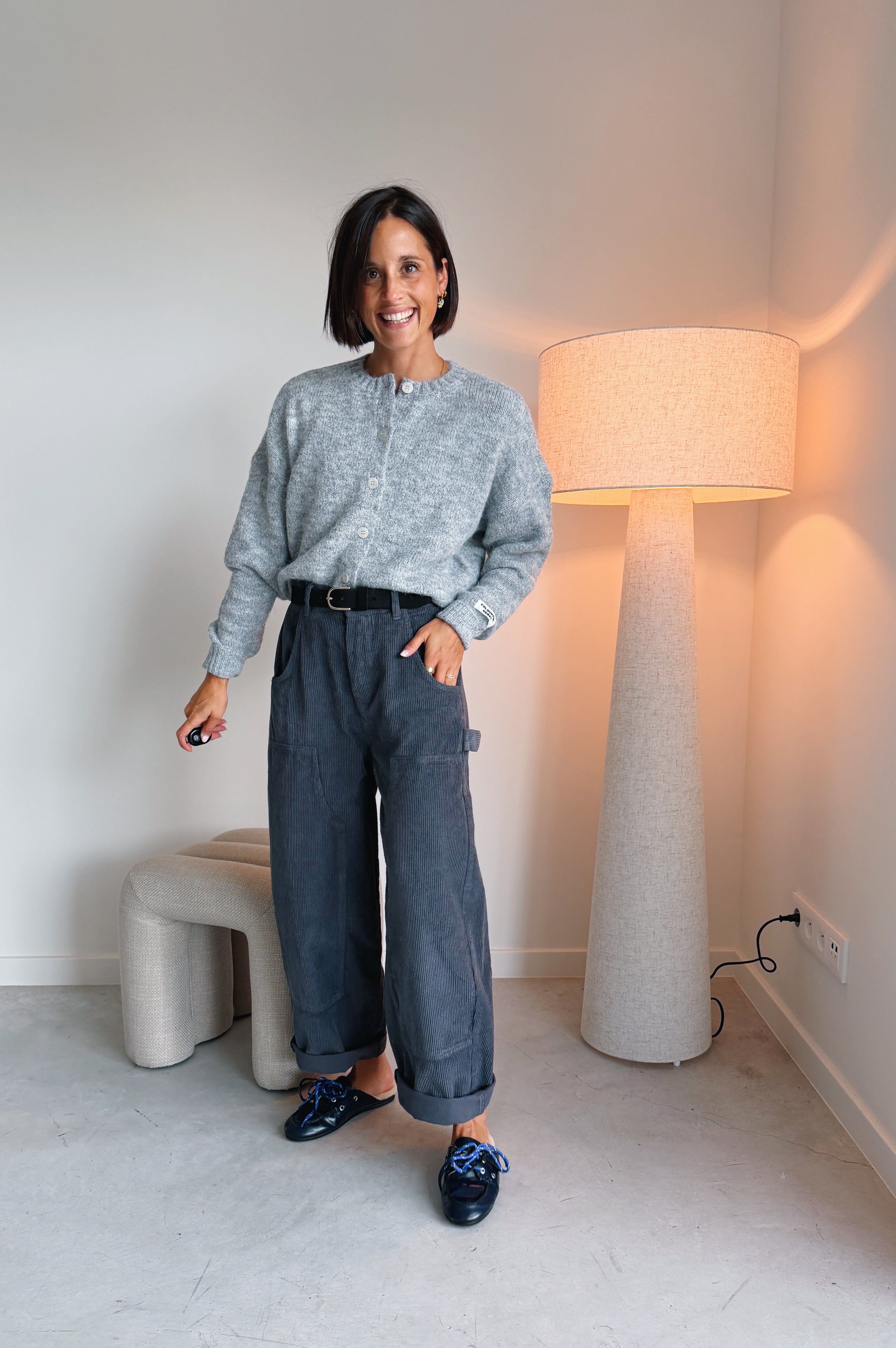 Yara gilet grijs