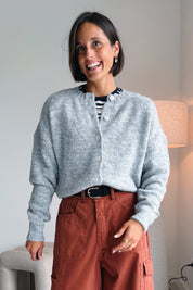 Yara gilet grijs