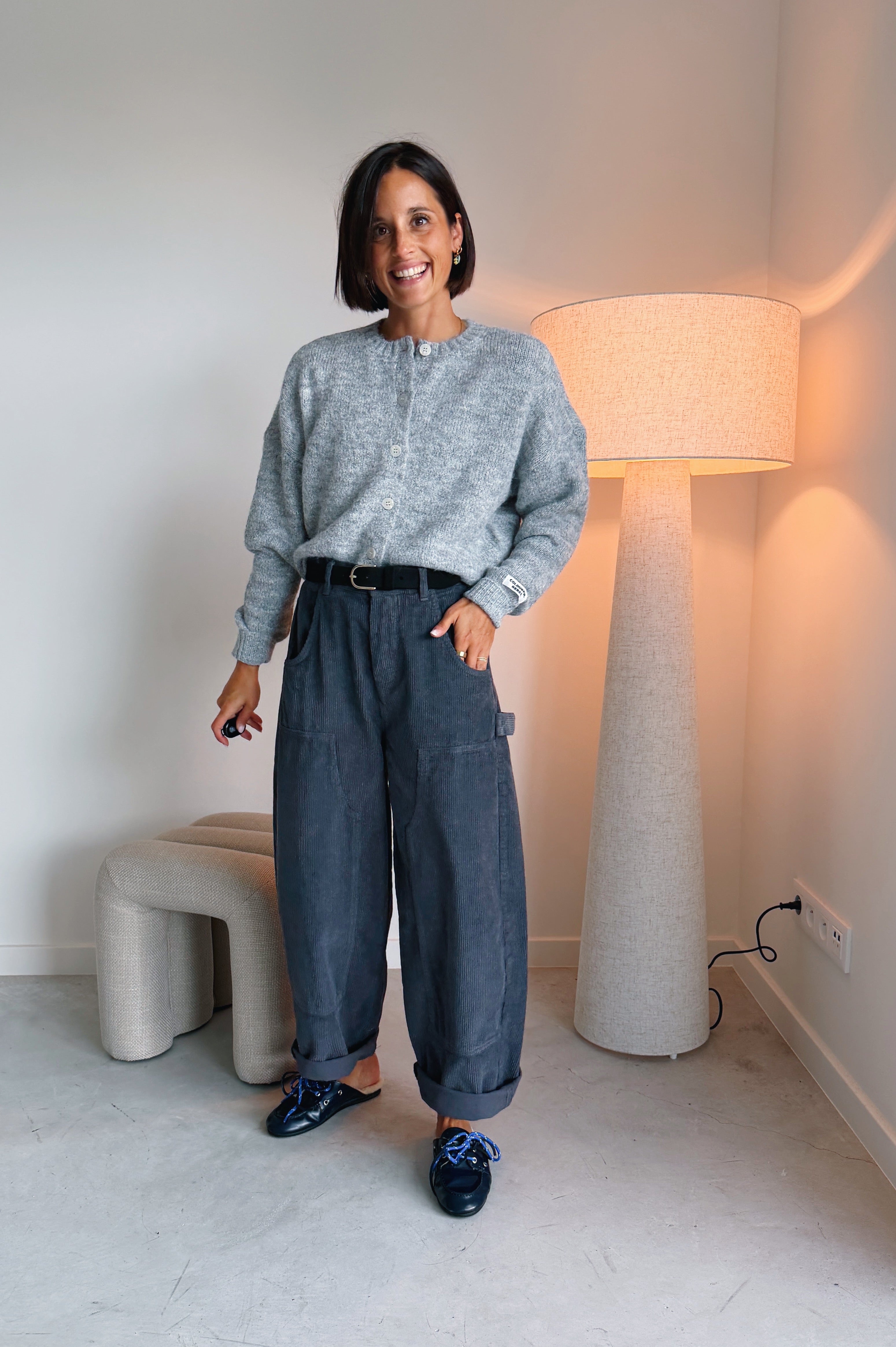 Yara gilet grijs