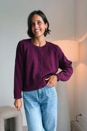 Vesta gilet bordeaux
