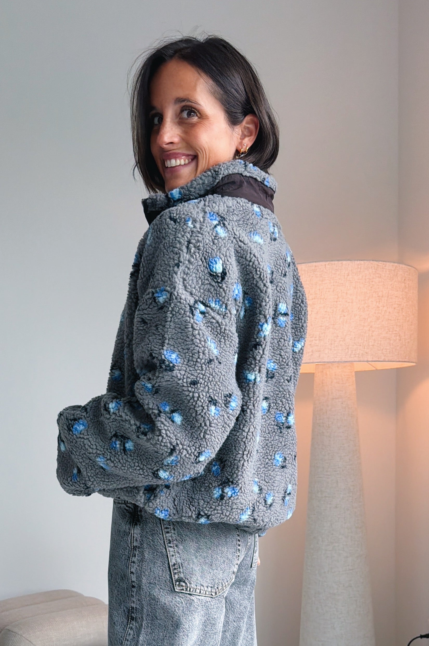 Fien gilet grijs
