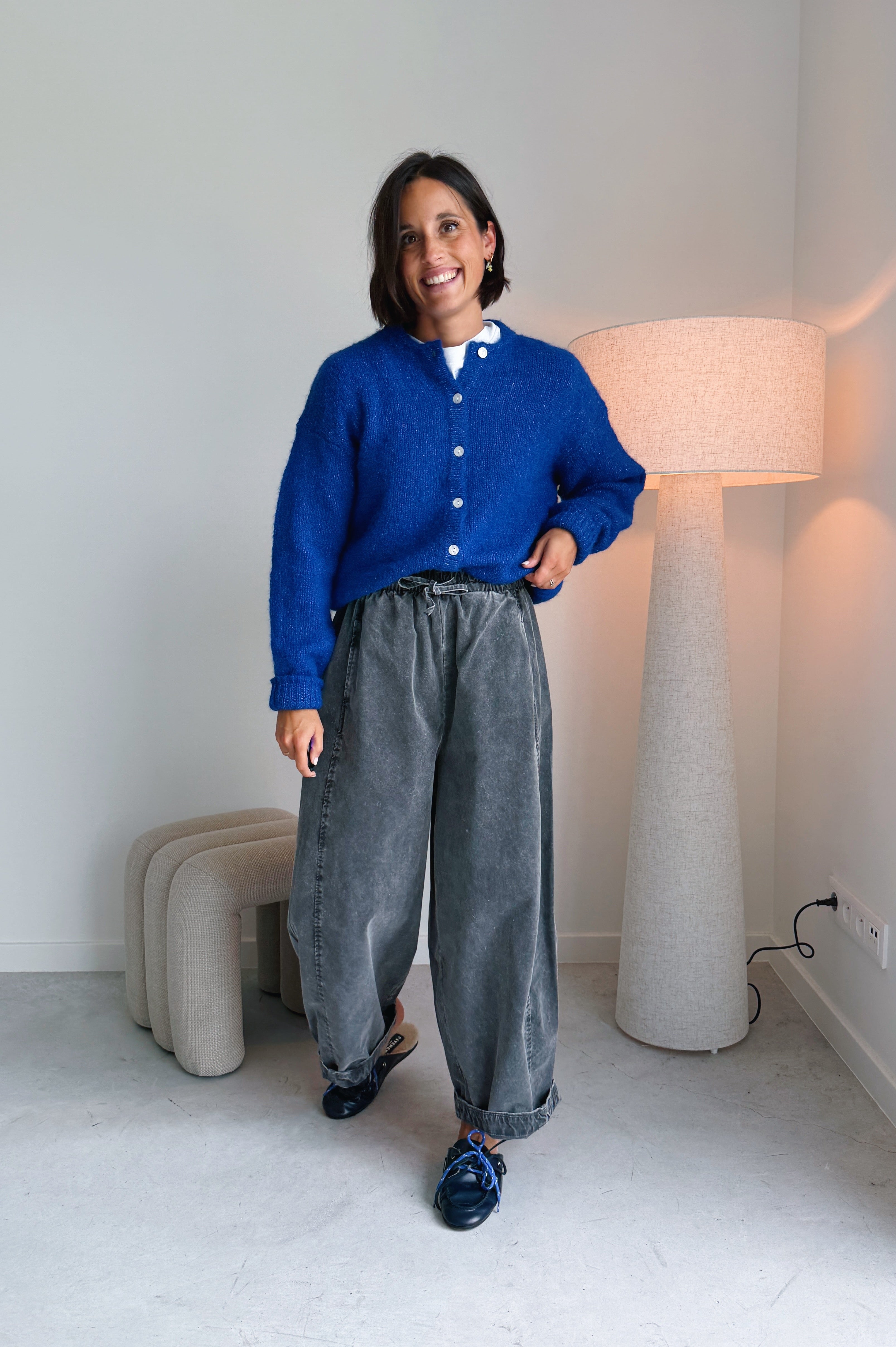 Mona broek grijs