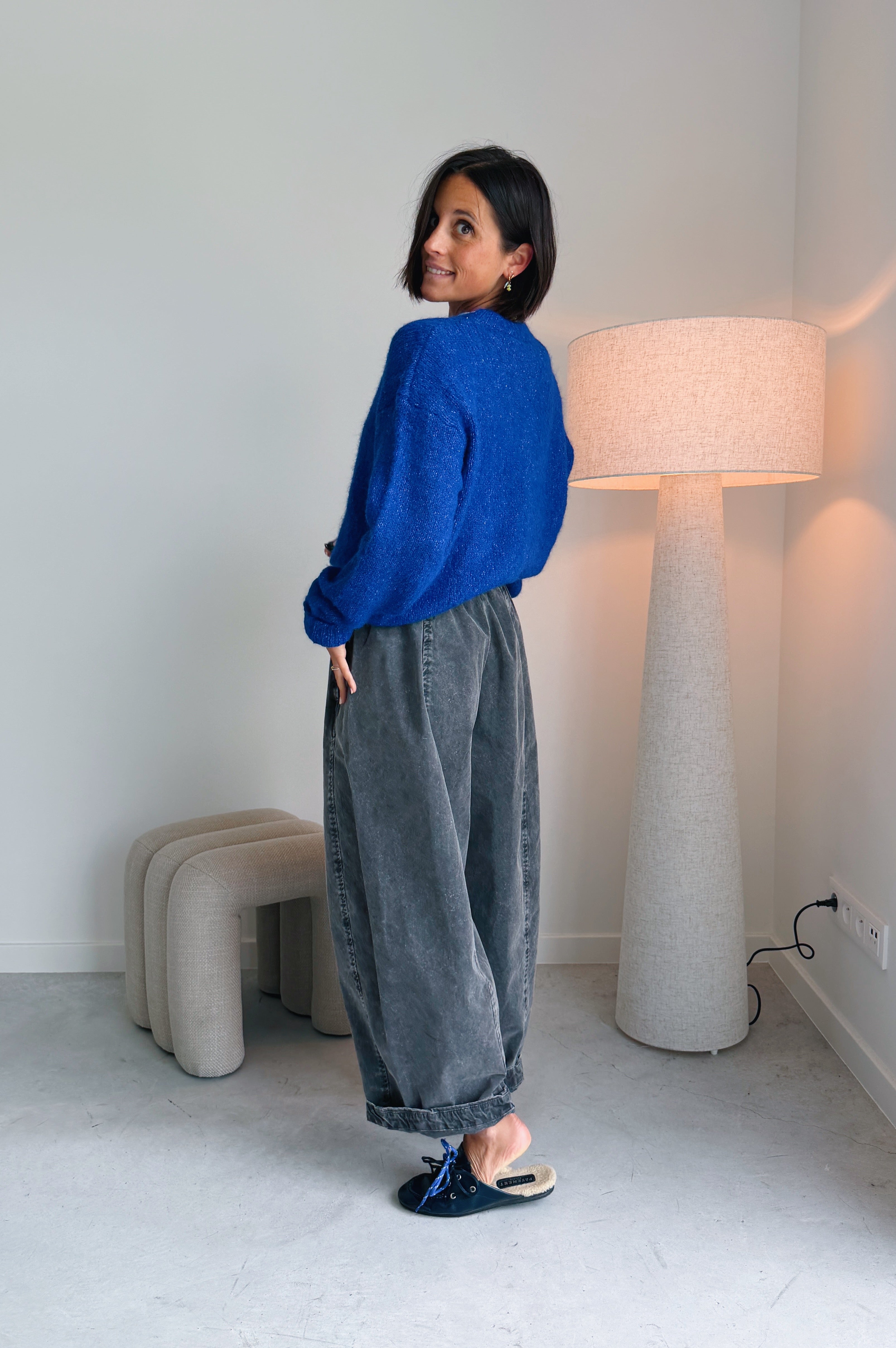 Mona broek grijs