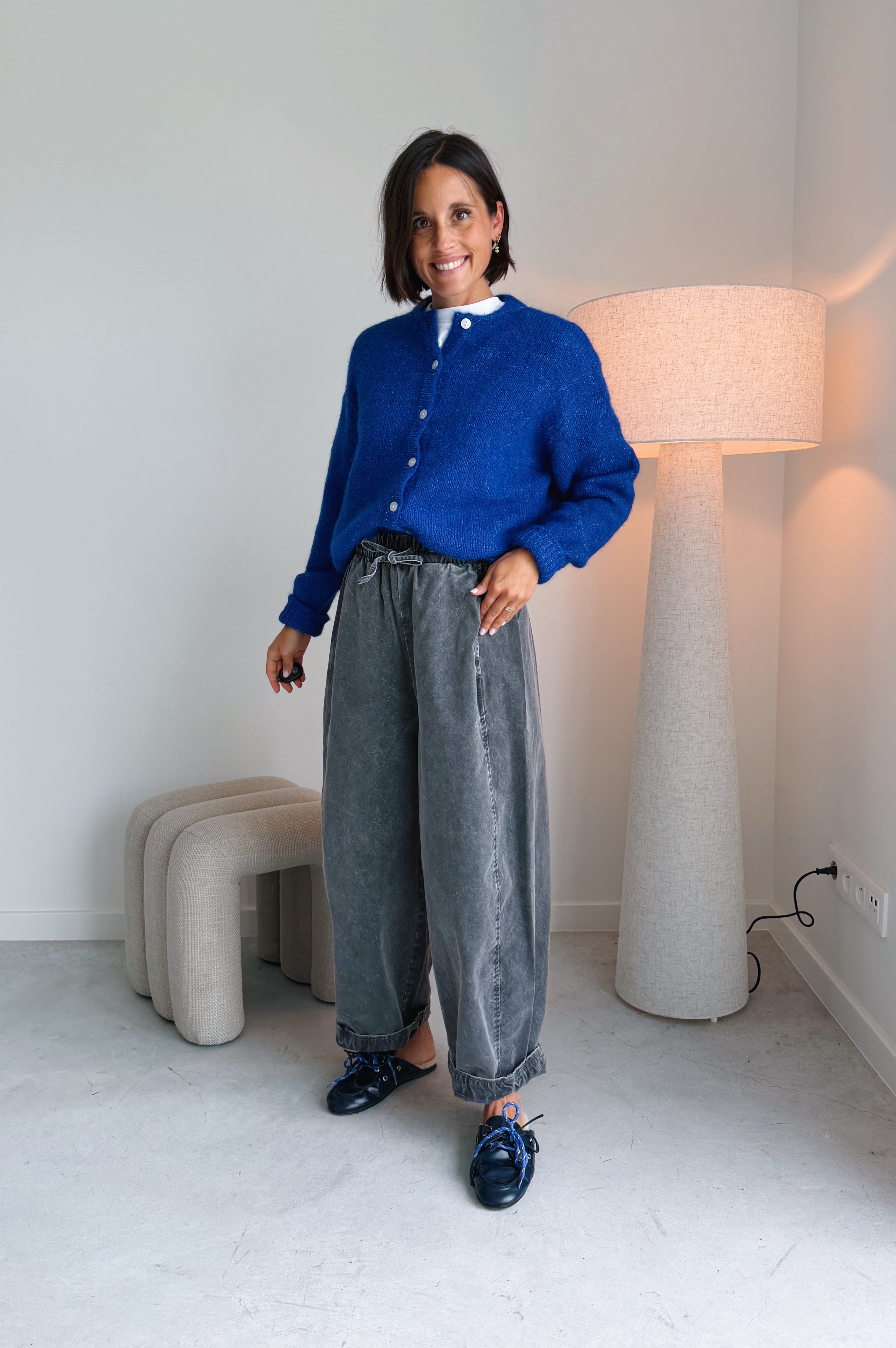 Mona broek grijs