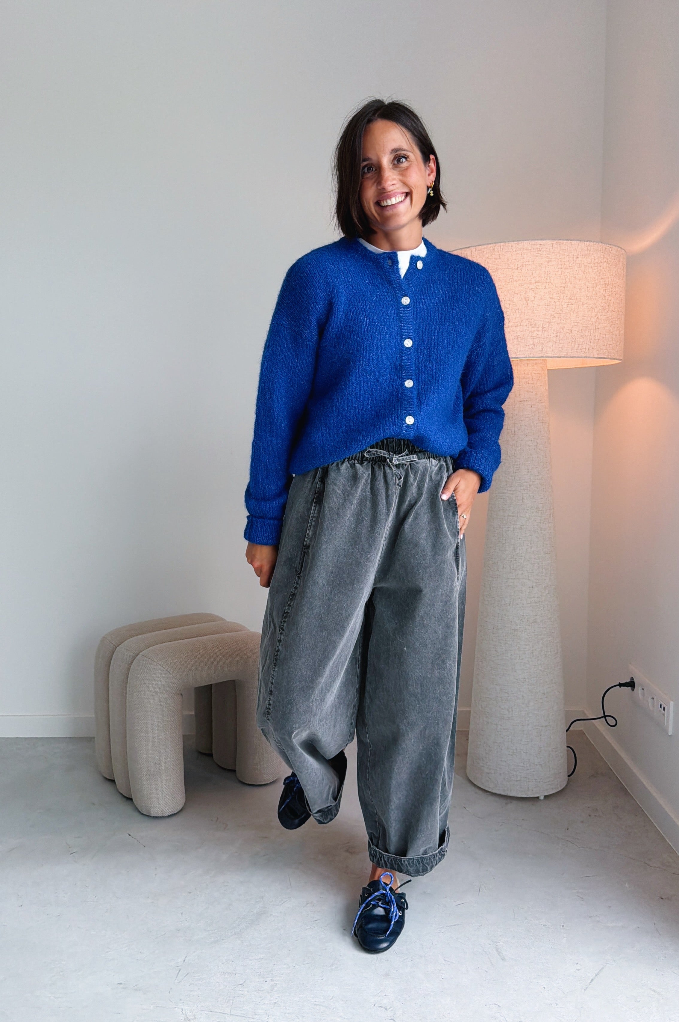 Mona broek grijs