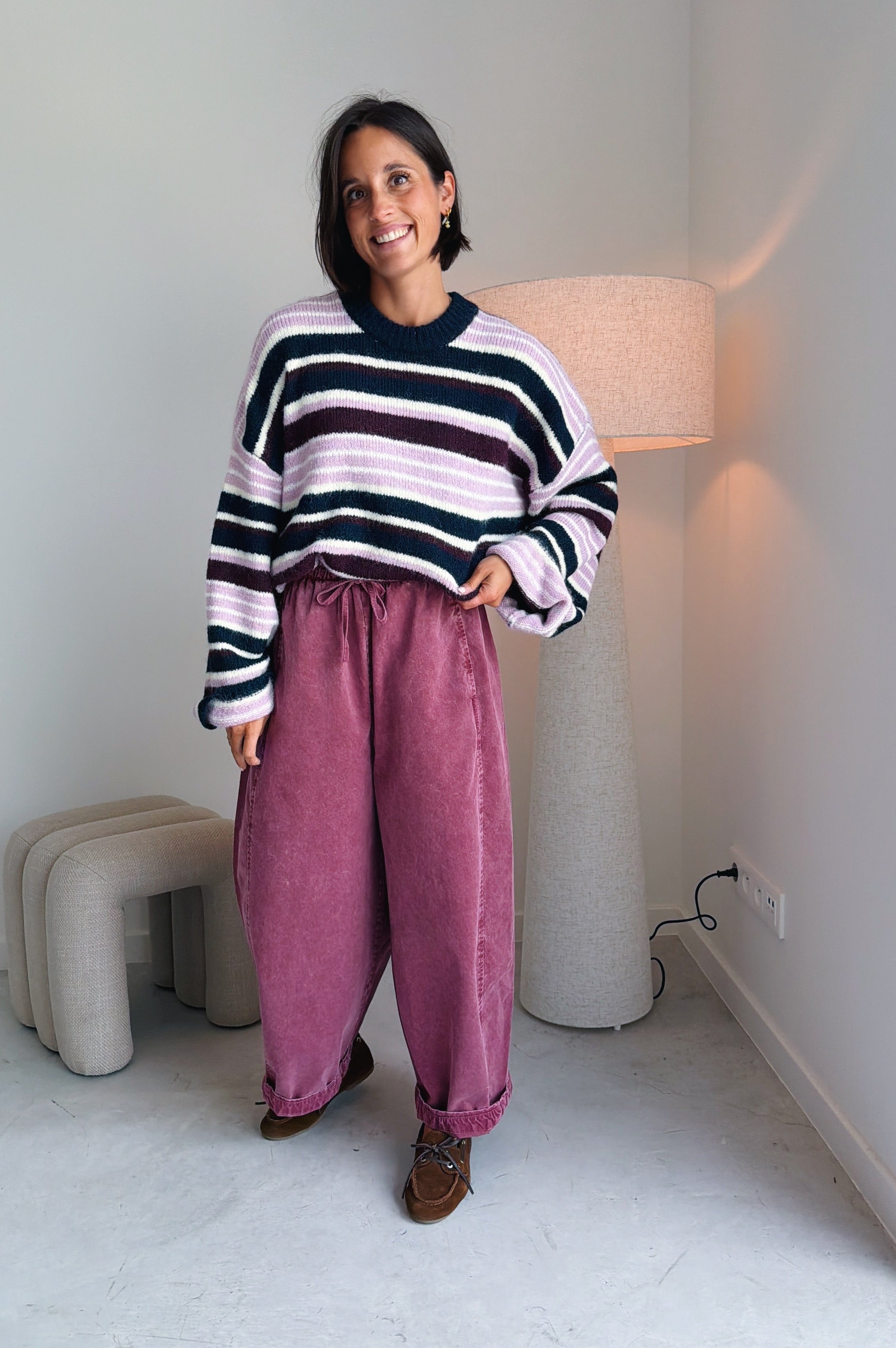 Mona broek roze