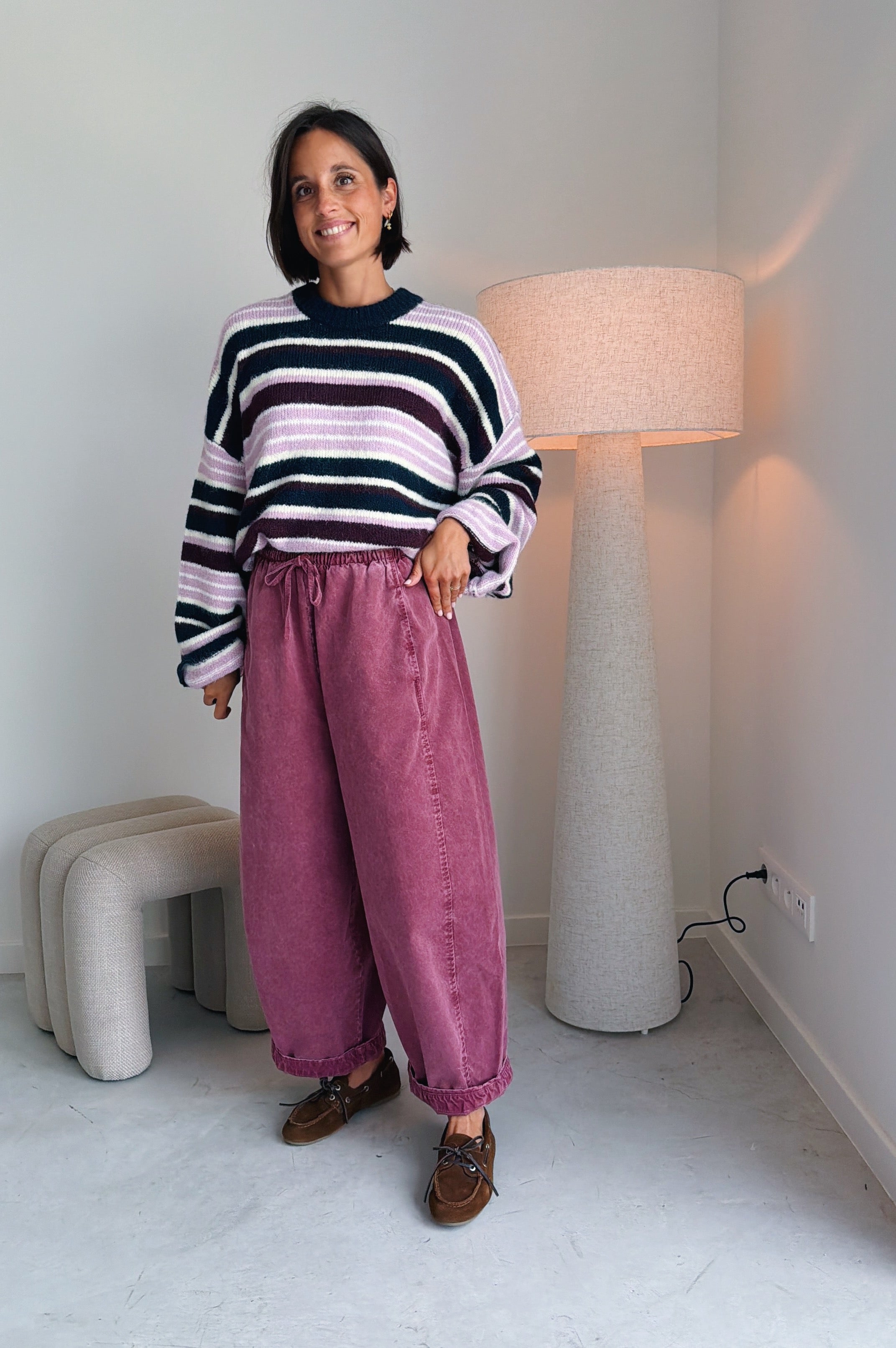 Mona broek roze