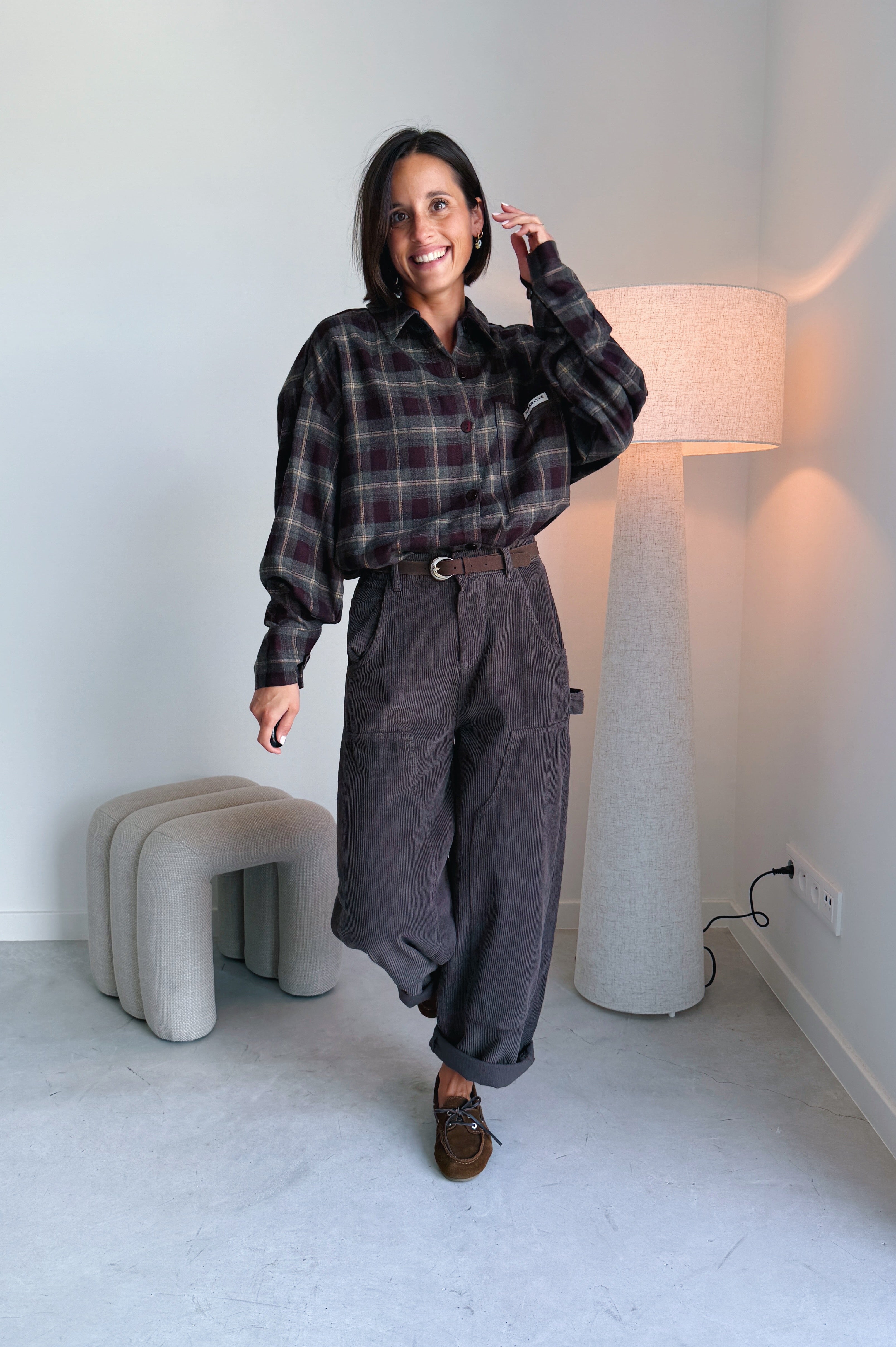 Nora broek bruin