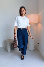 Nora broek marine