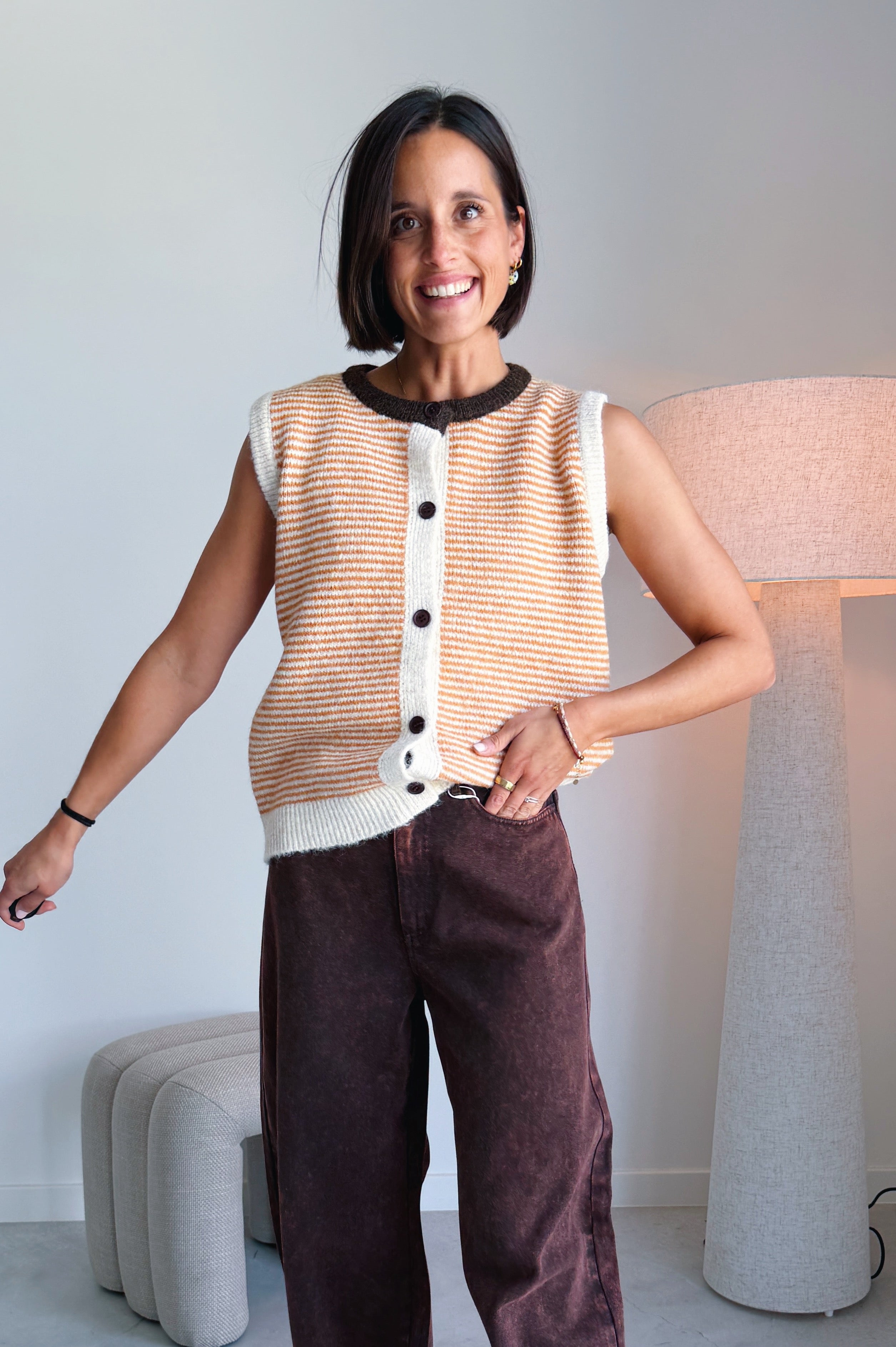 Beatriz gilet oranje