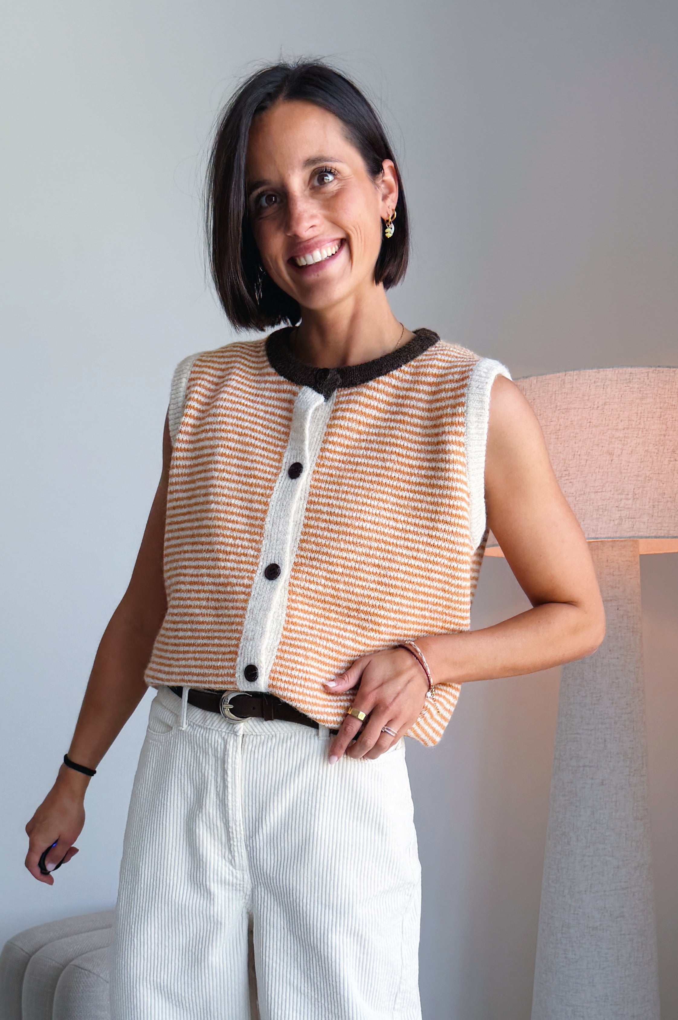 Beatriz gilet oranje