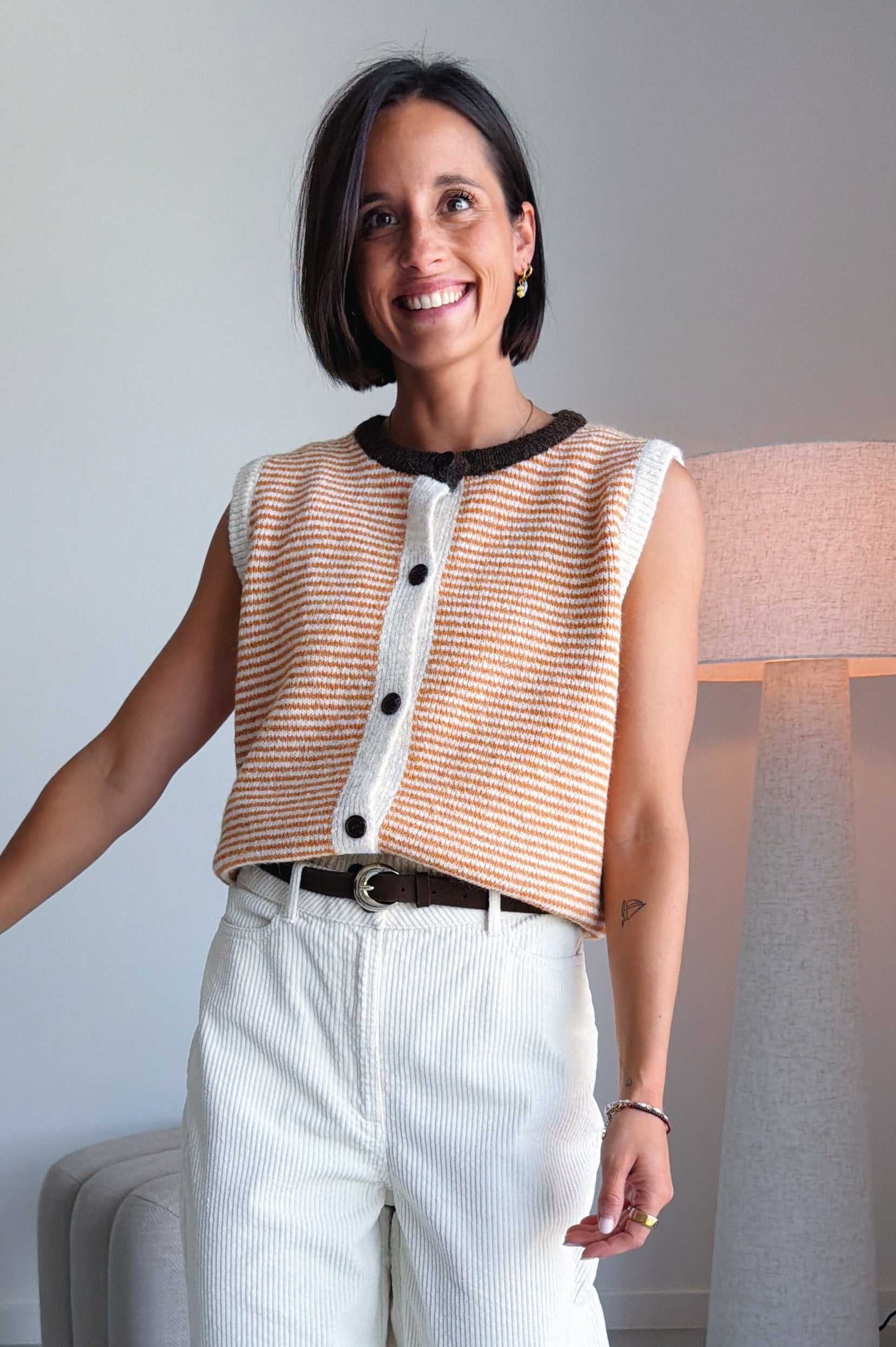 Beatriz gilet oranje