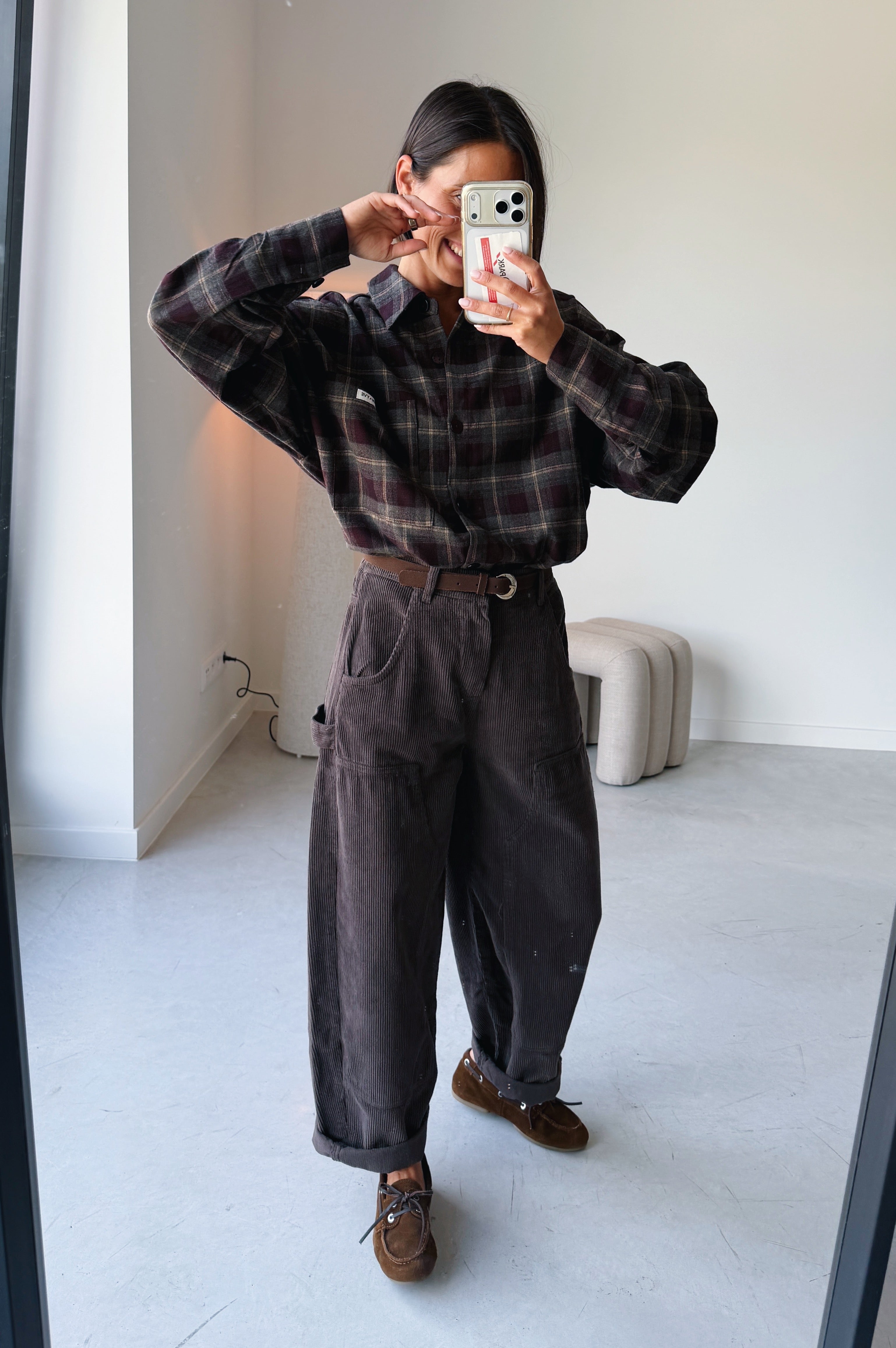 Nora broek bruin