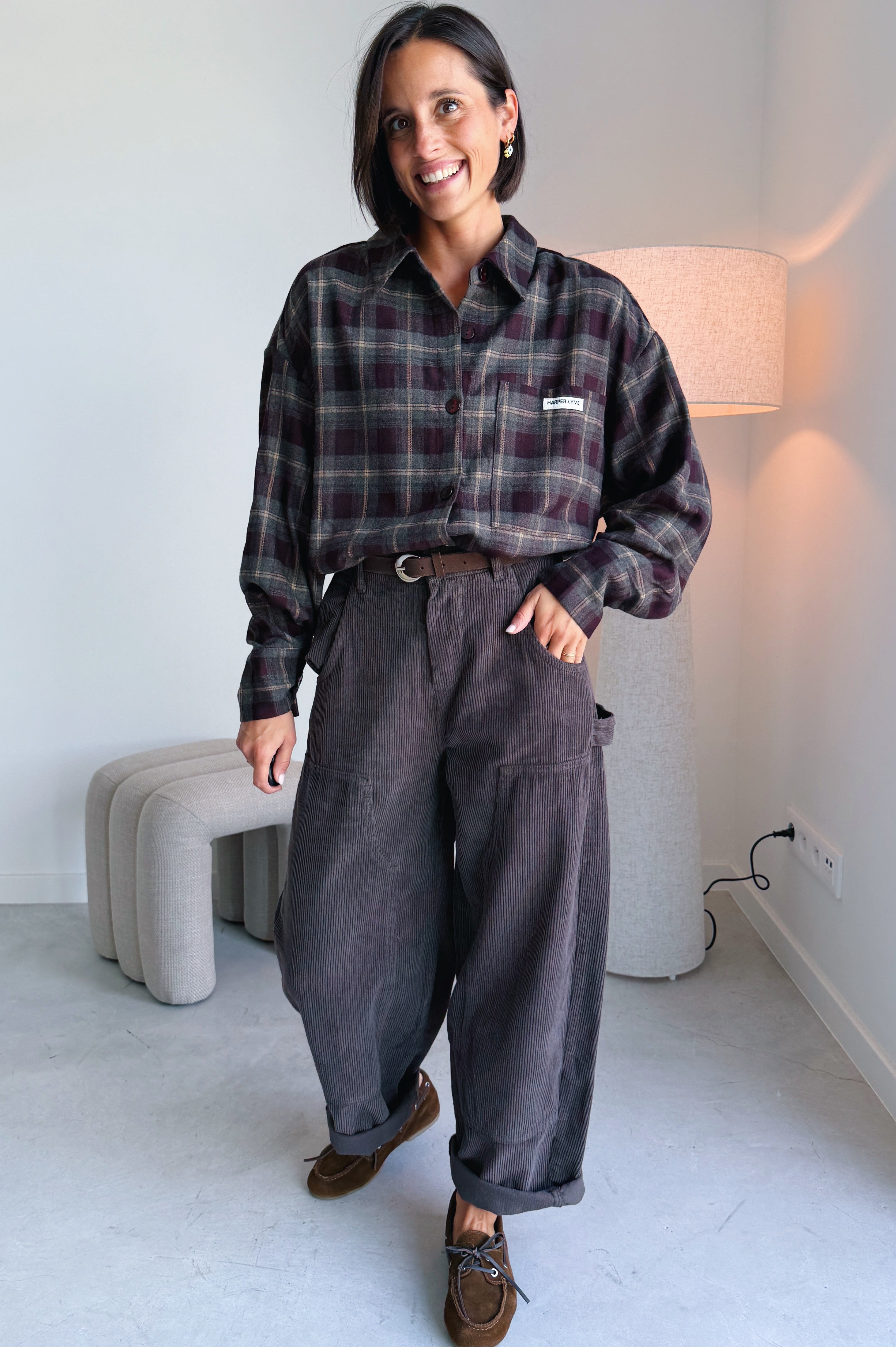 Nora broek bruin