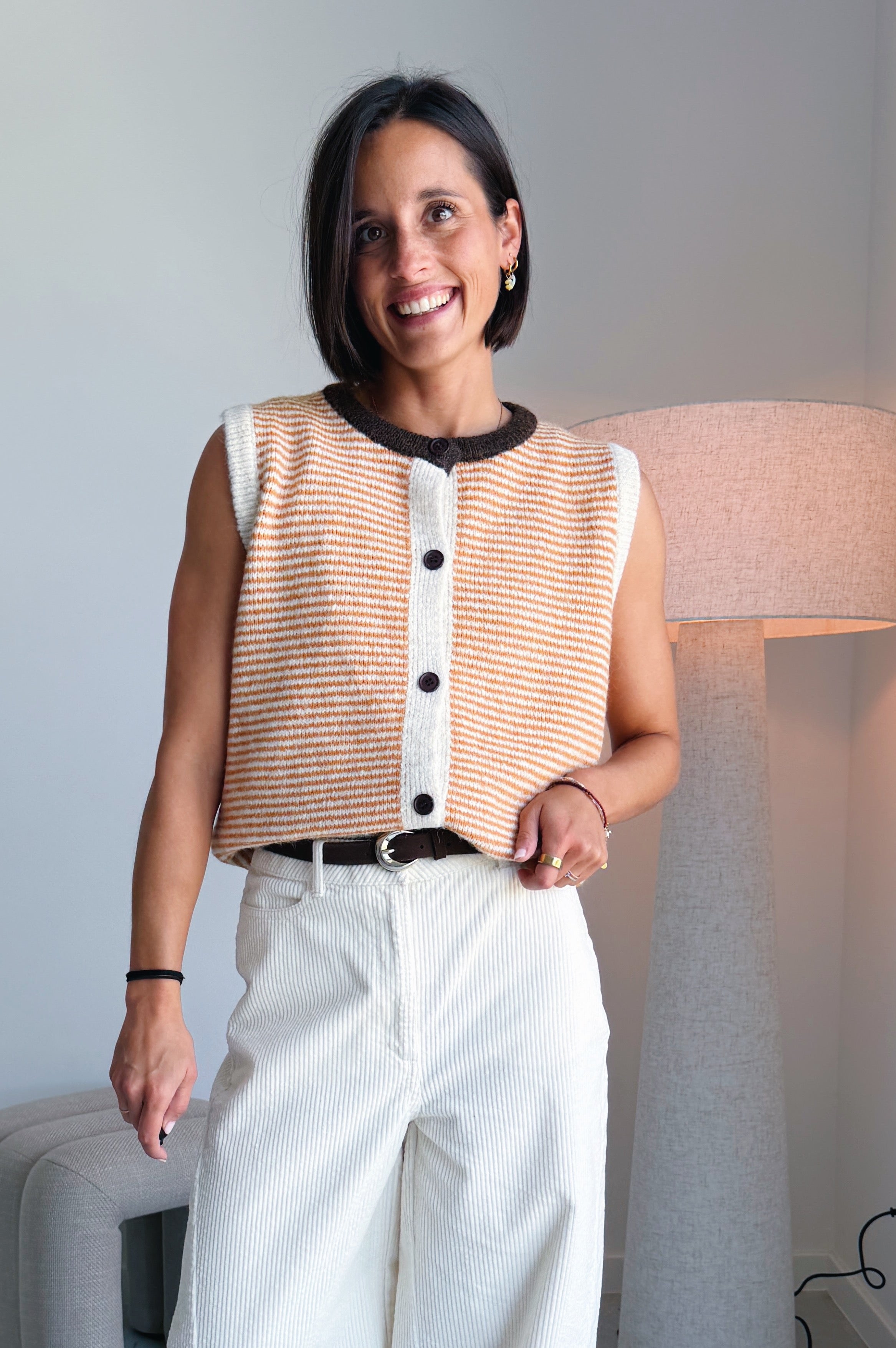 Beatriz gilet oranje