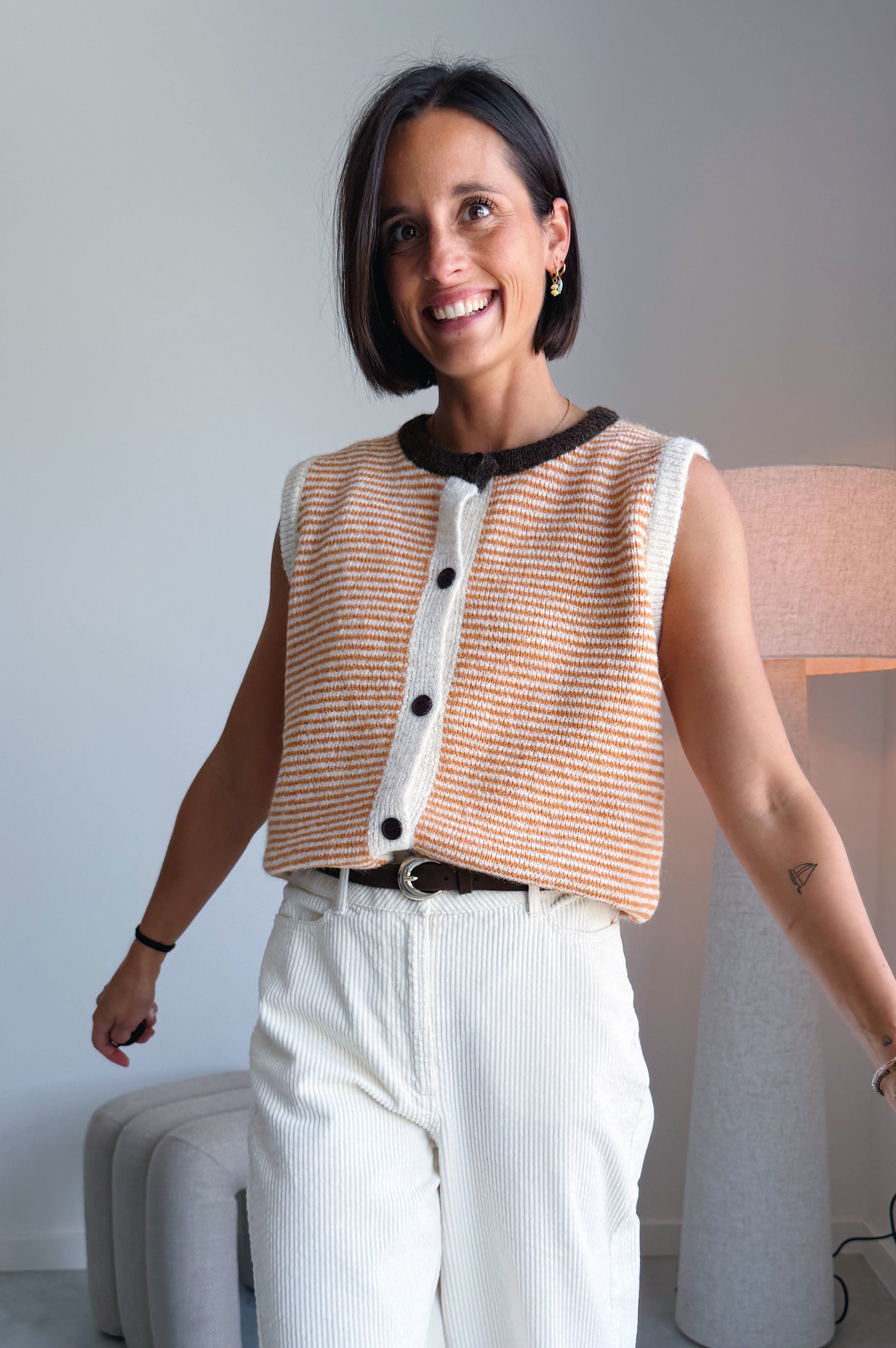 Beatriz gilet oranje