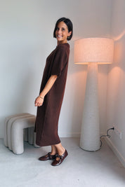 Dasila jurk bruin