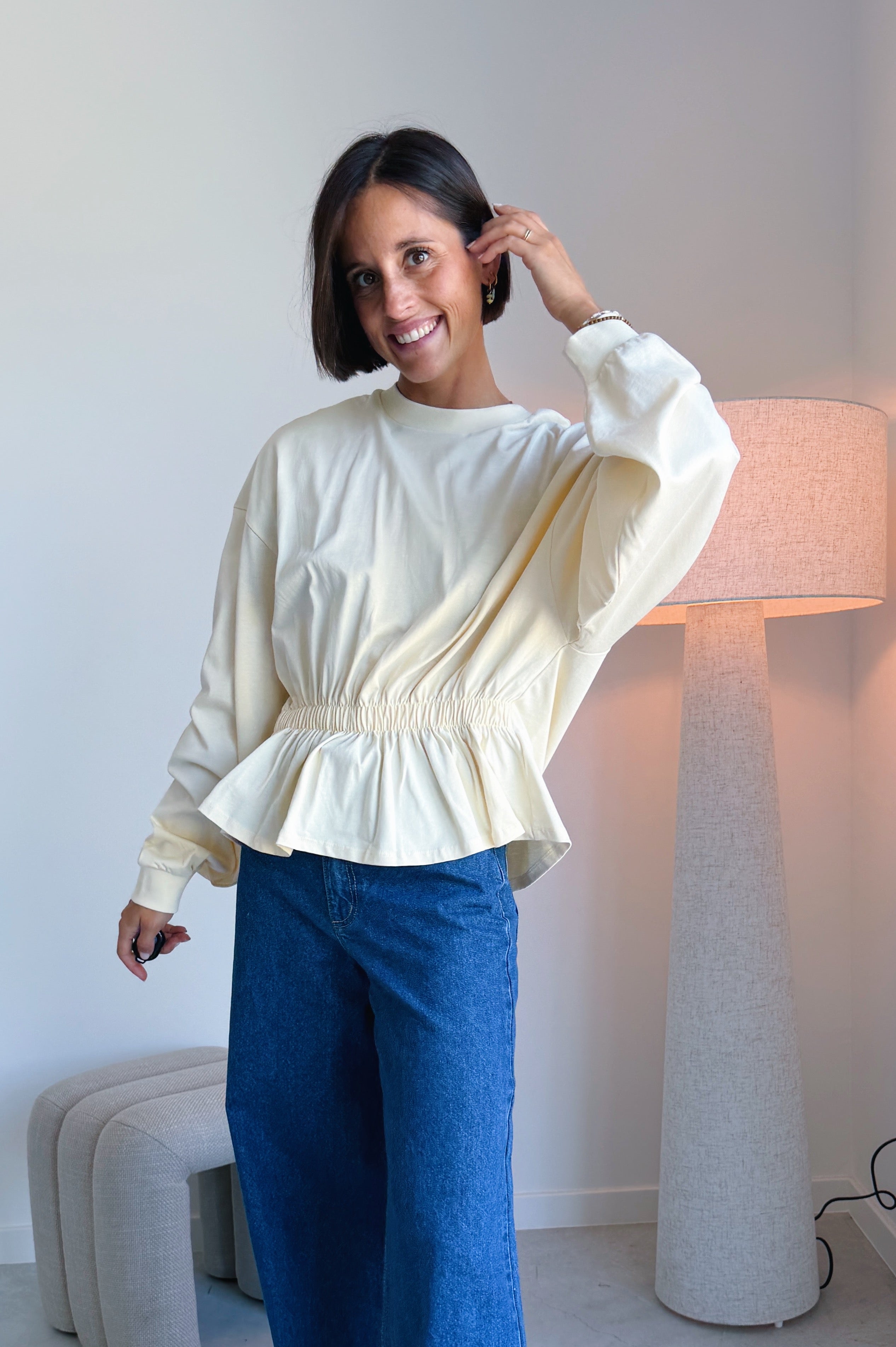 Roberta top vanille