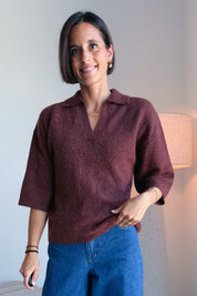 Allison polo truitje roest