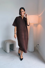 Dasila jurk bruin