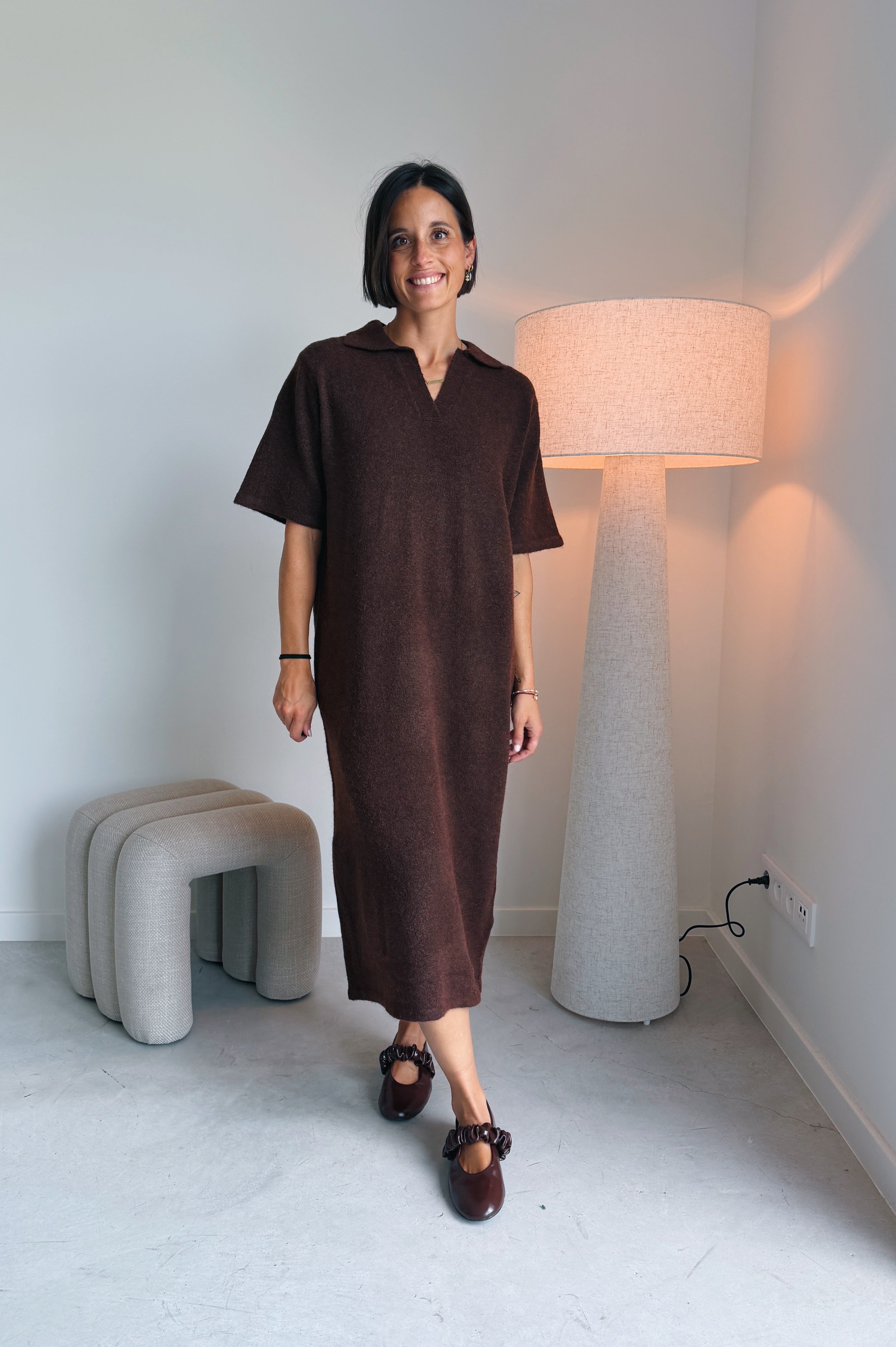 Dasila jurk bruin