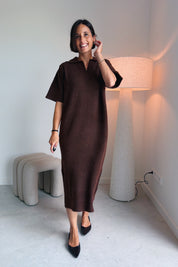 Dasila jurk bruin