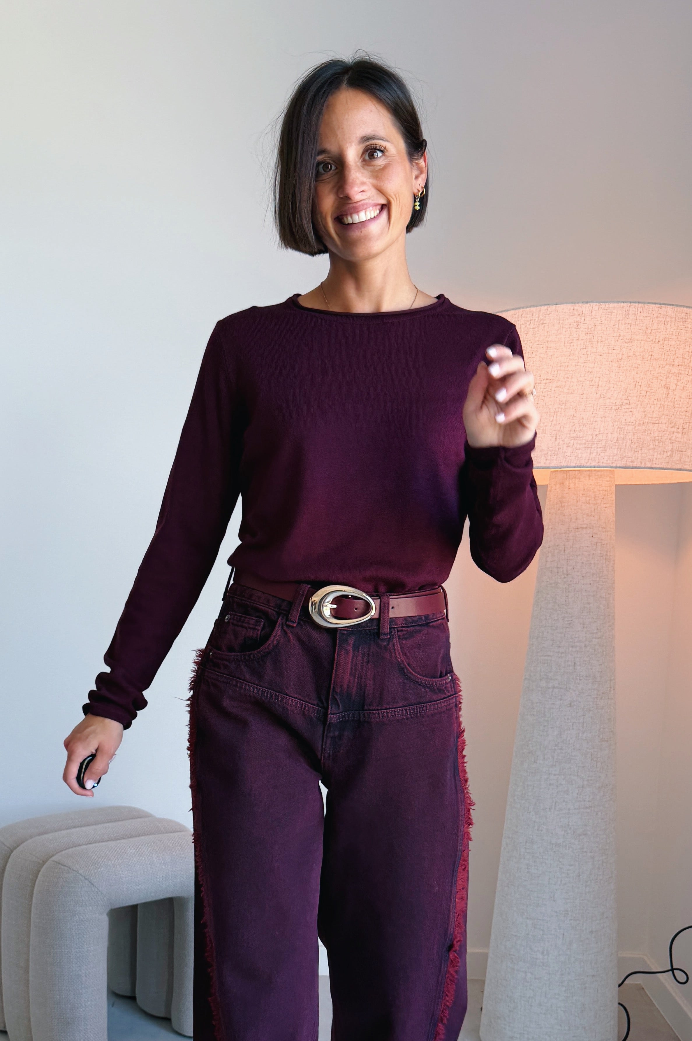 Marla pulletje bordeaux