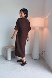 Dasila jurk bruin