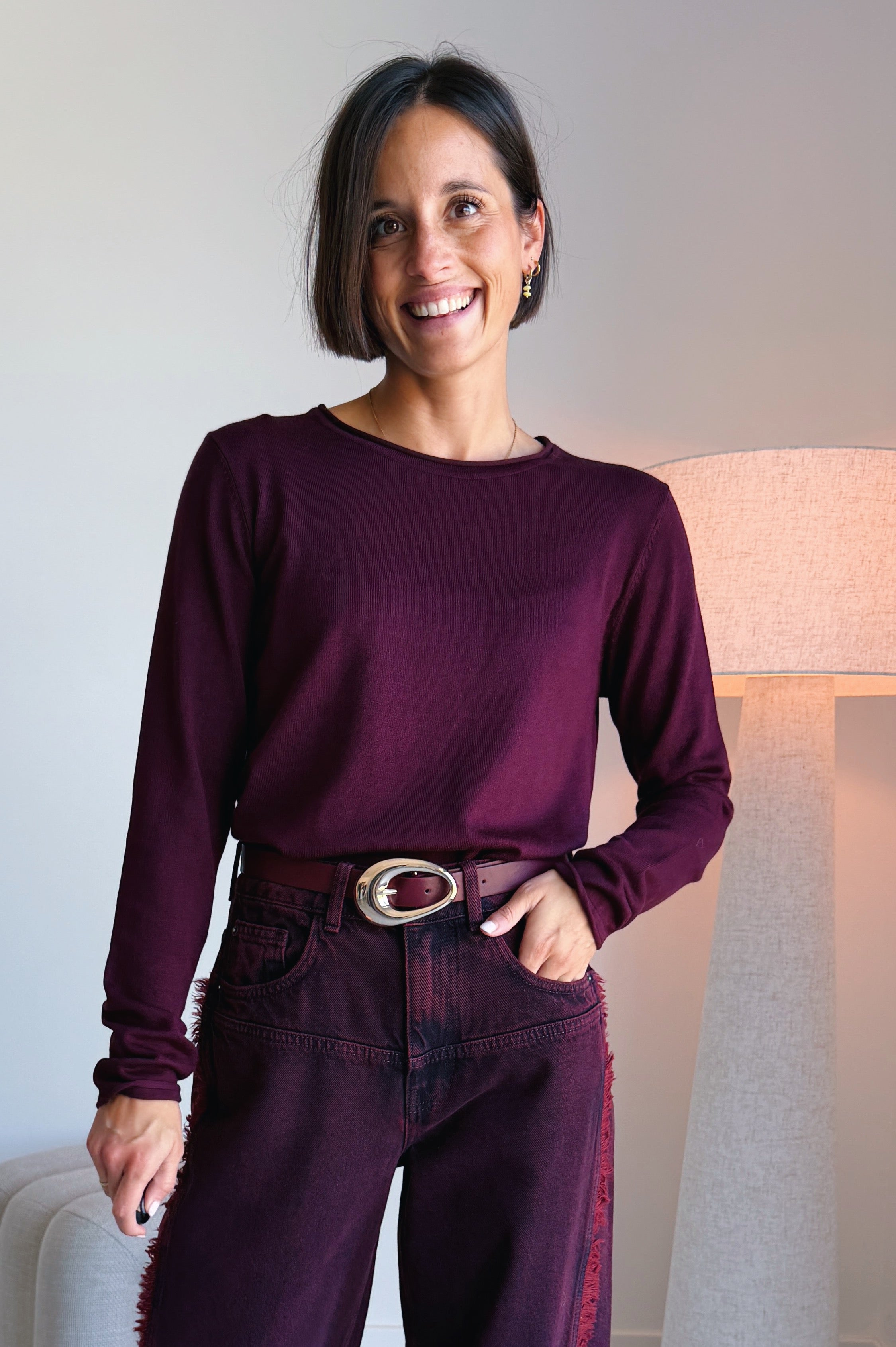 Marla pulletje bordeaux