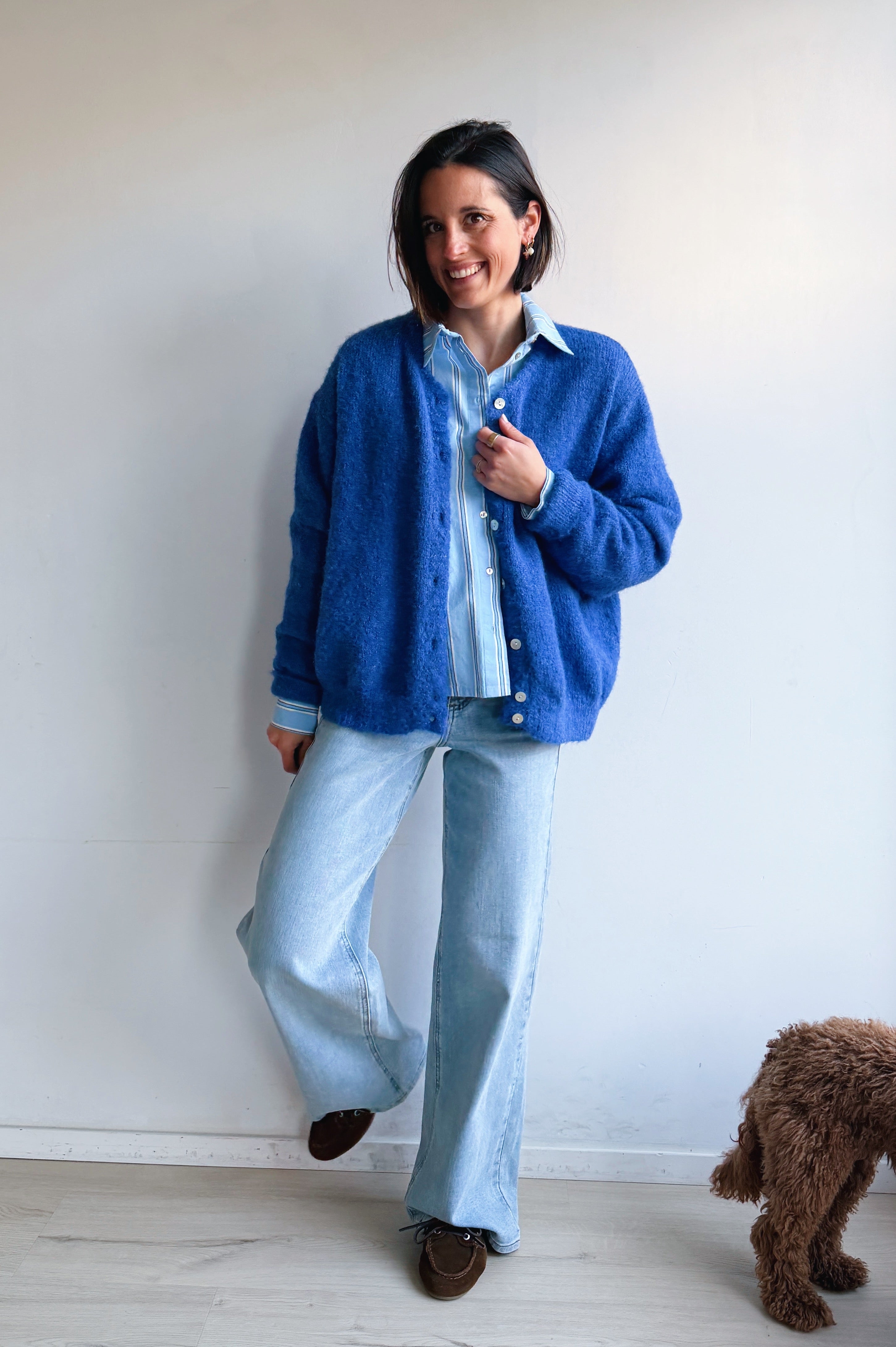 Vicky gilet koningsblauw