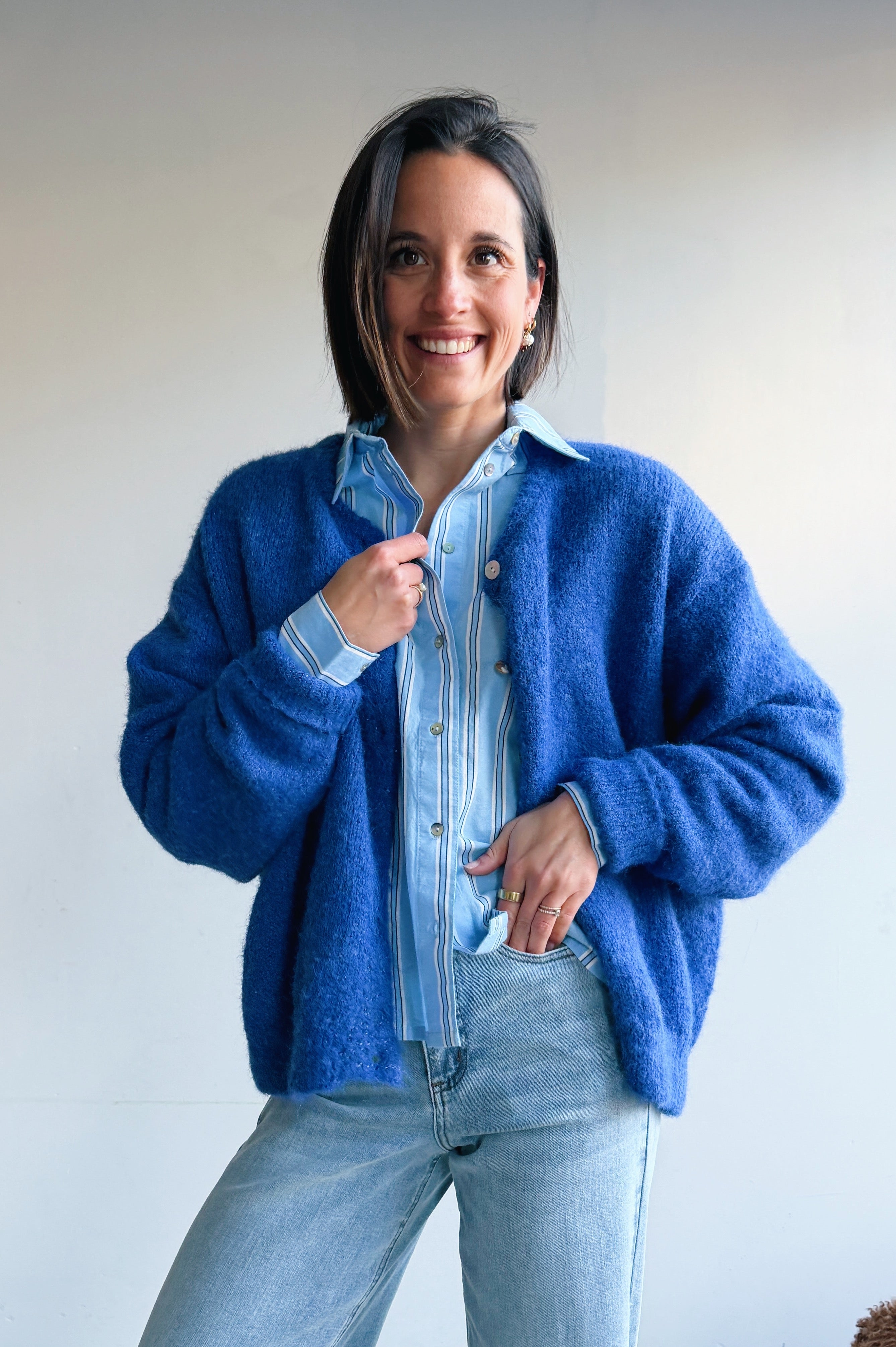 Vicky gilet koningsblauw