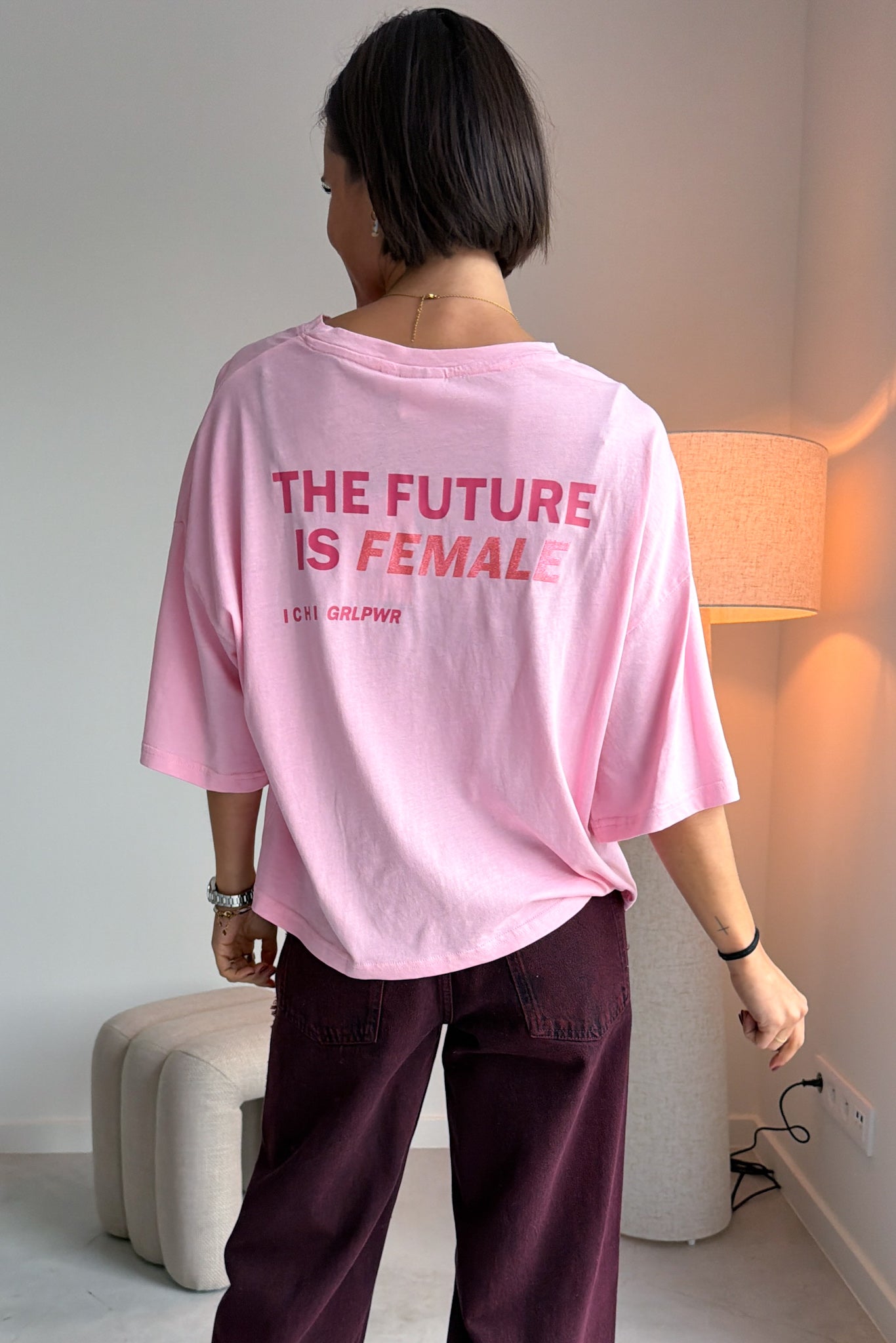 Nica t-shirt roze