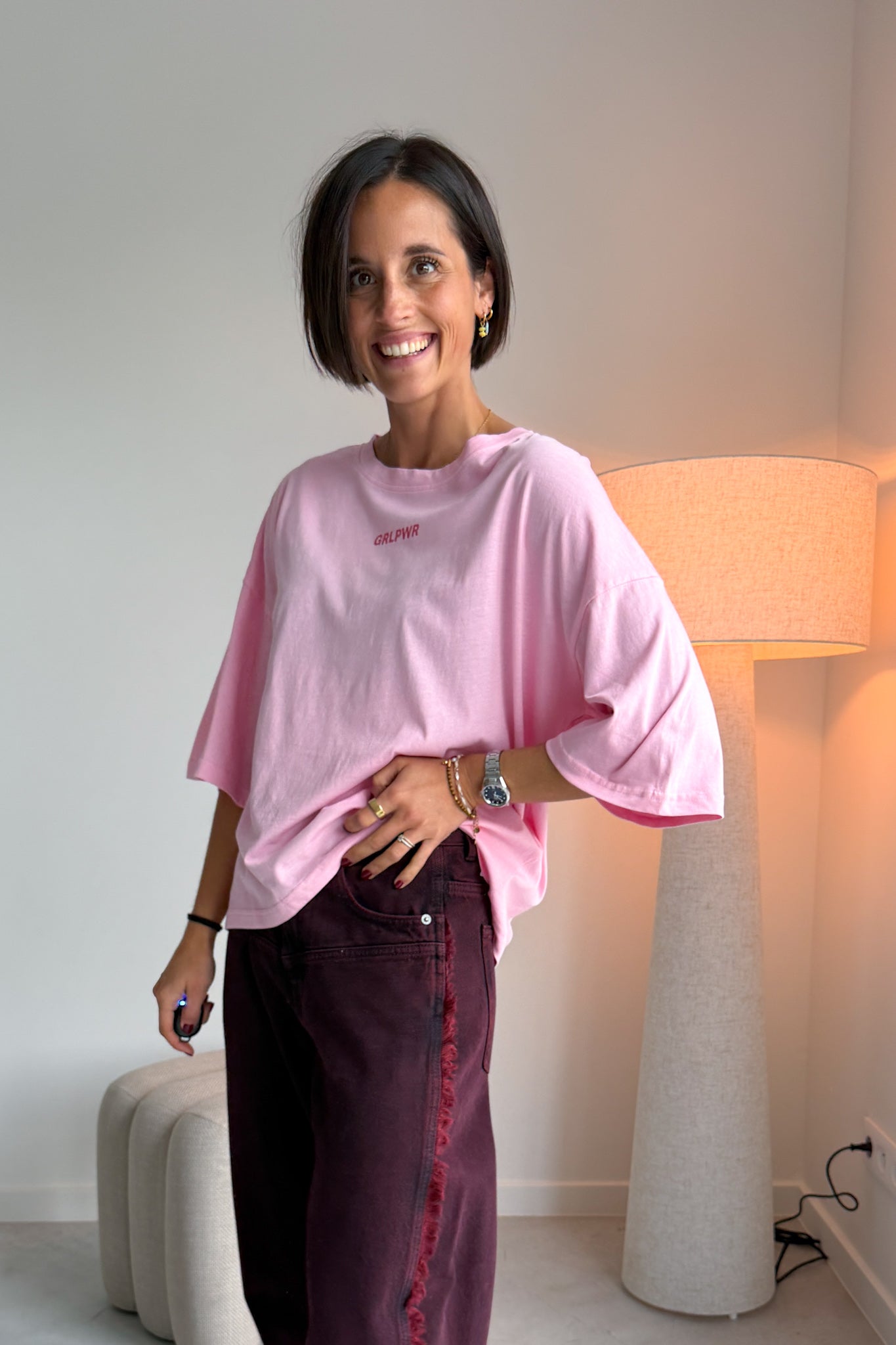 Nica t-shirt roze