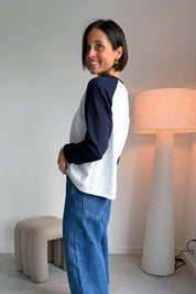 Jayjay longsleeve grijs blauw